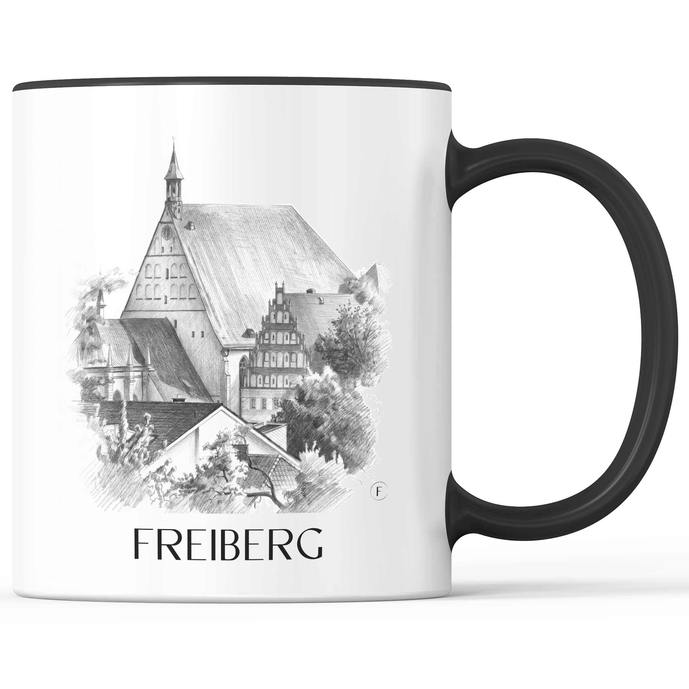 freiberg-erzgebirge-deutschland-kaffeebecher-bleistift-zeichnung-drawing