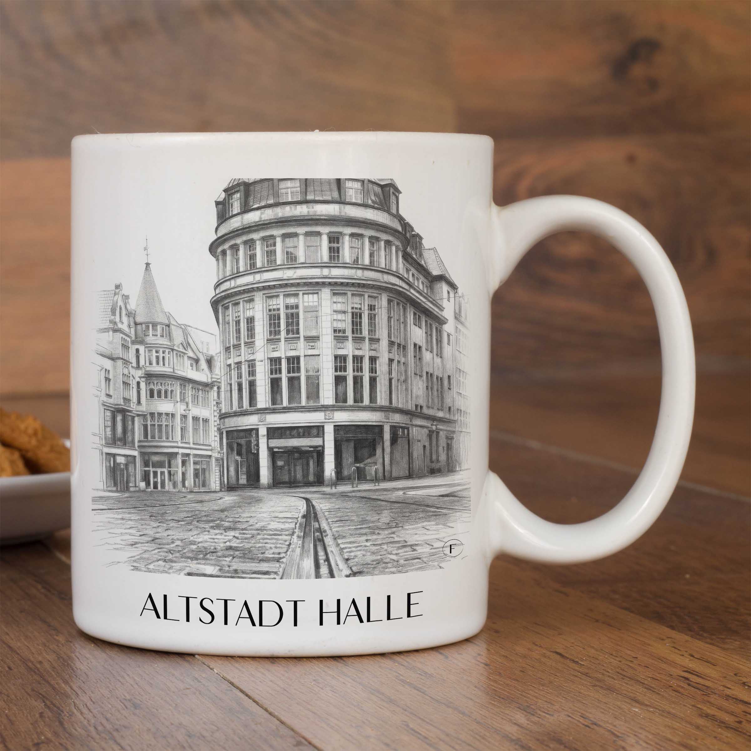 altstadt-halle-deutschland-kaffeebecher-bleistift-zeichnung-drawing