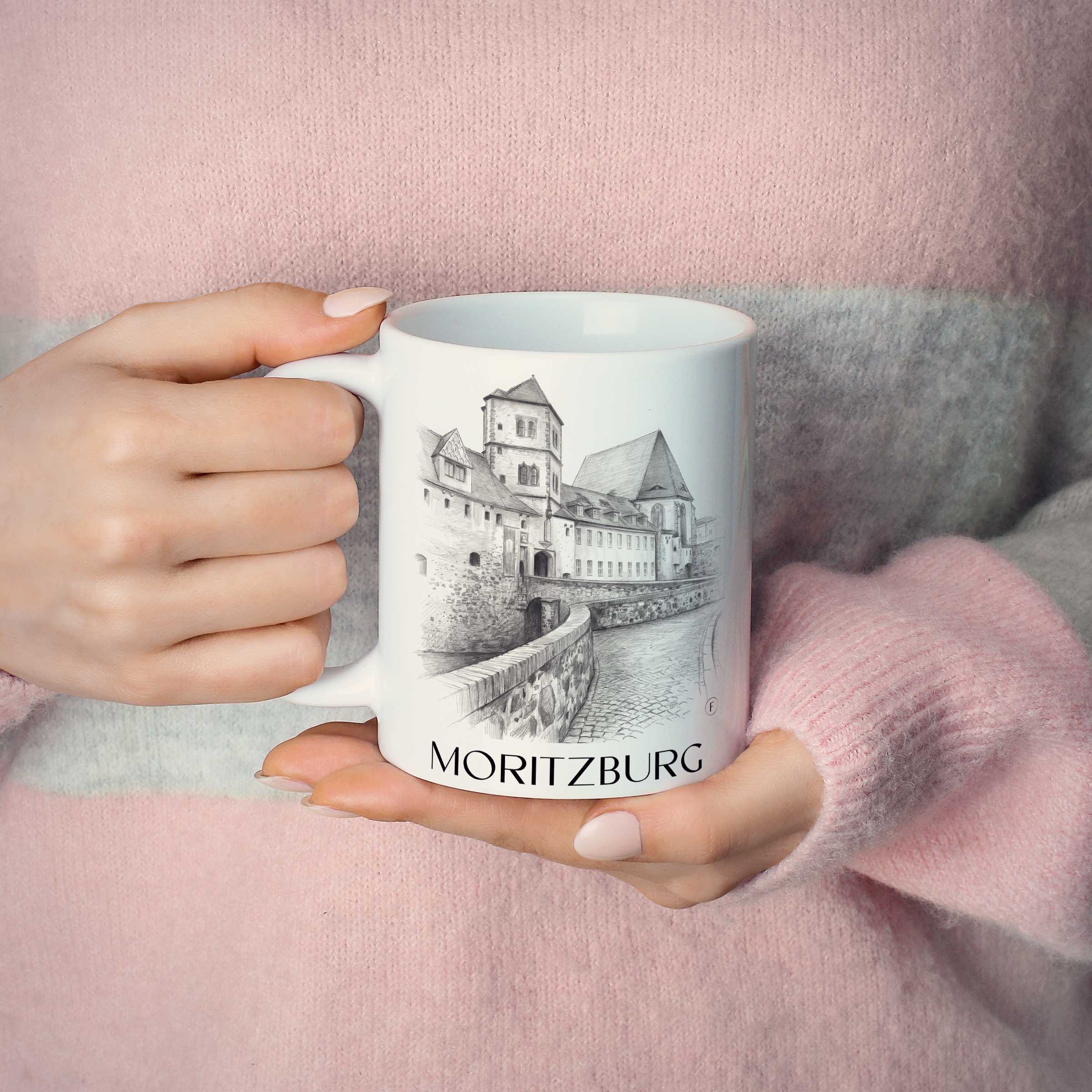 moritzburg-halle-deutschland-kaffeebecher-bleistift-zeichnung-drawing