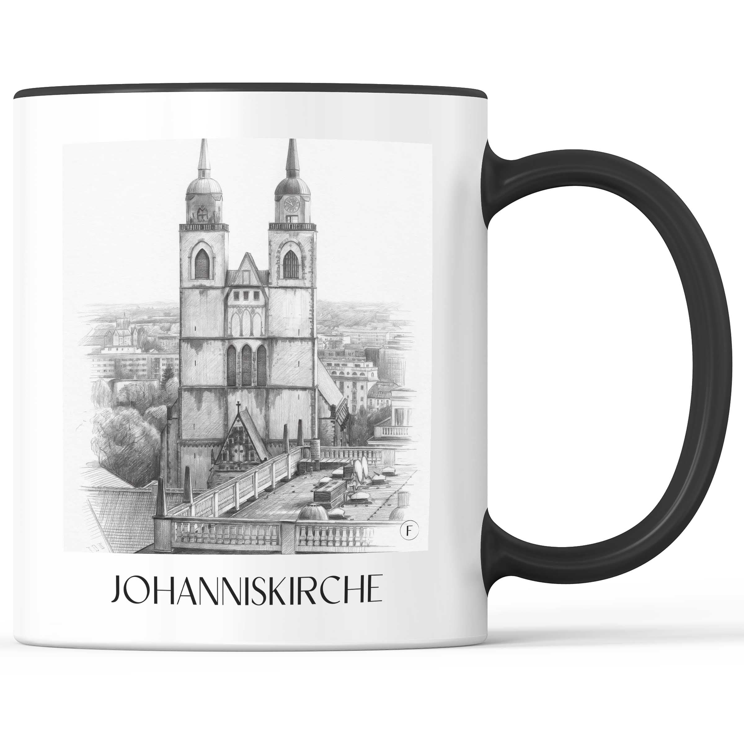 johanniskirche-magdeburg-deutschland-kaffeebecher-bleistift-zeichnung-drawing