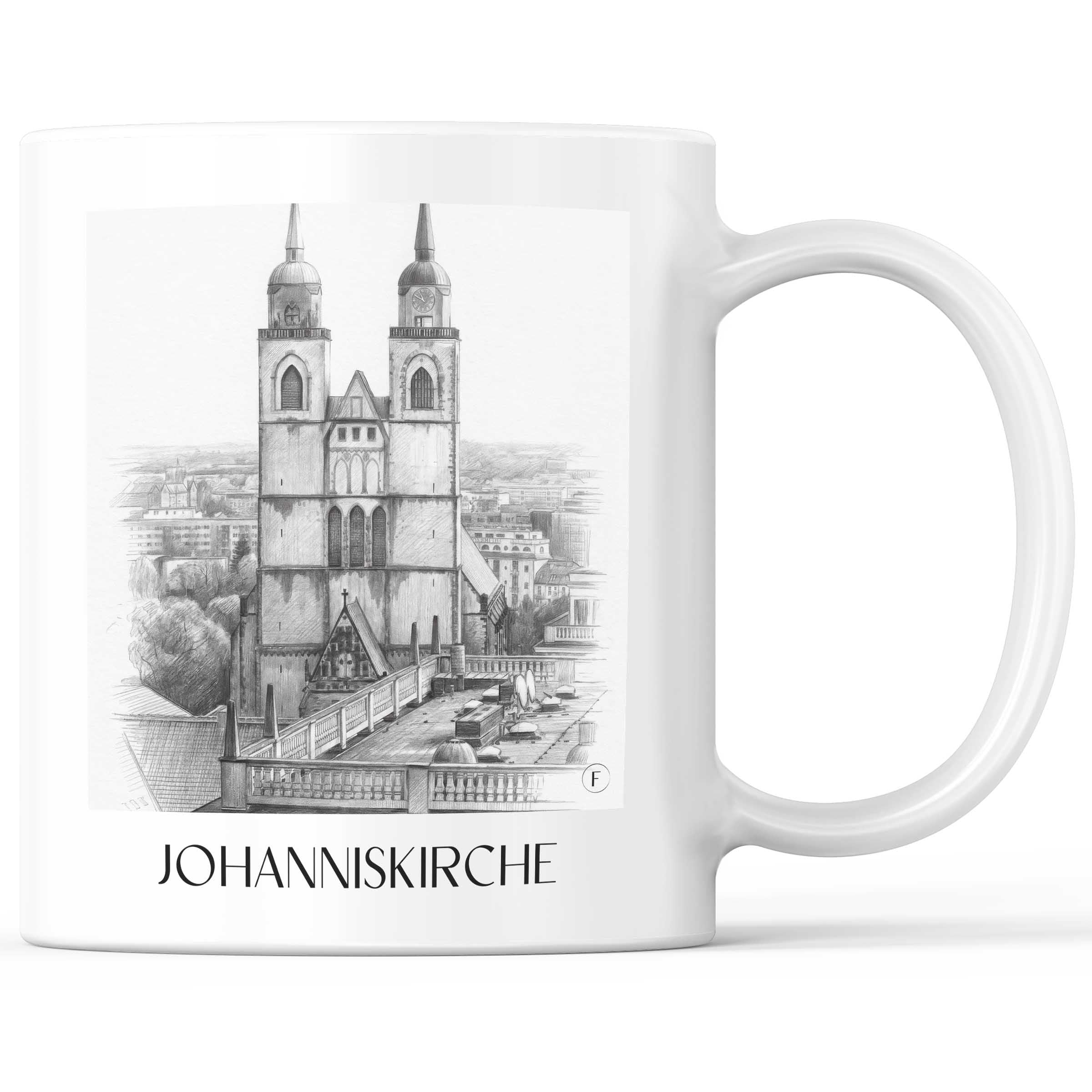 johanniskirche-magdeburg-deutschland-kaffeebecher-bleistift-zeichnung-drawing