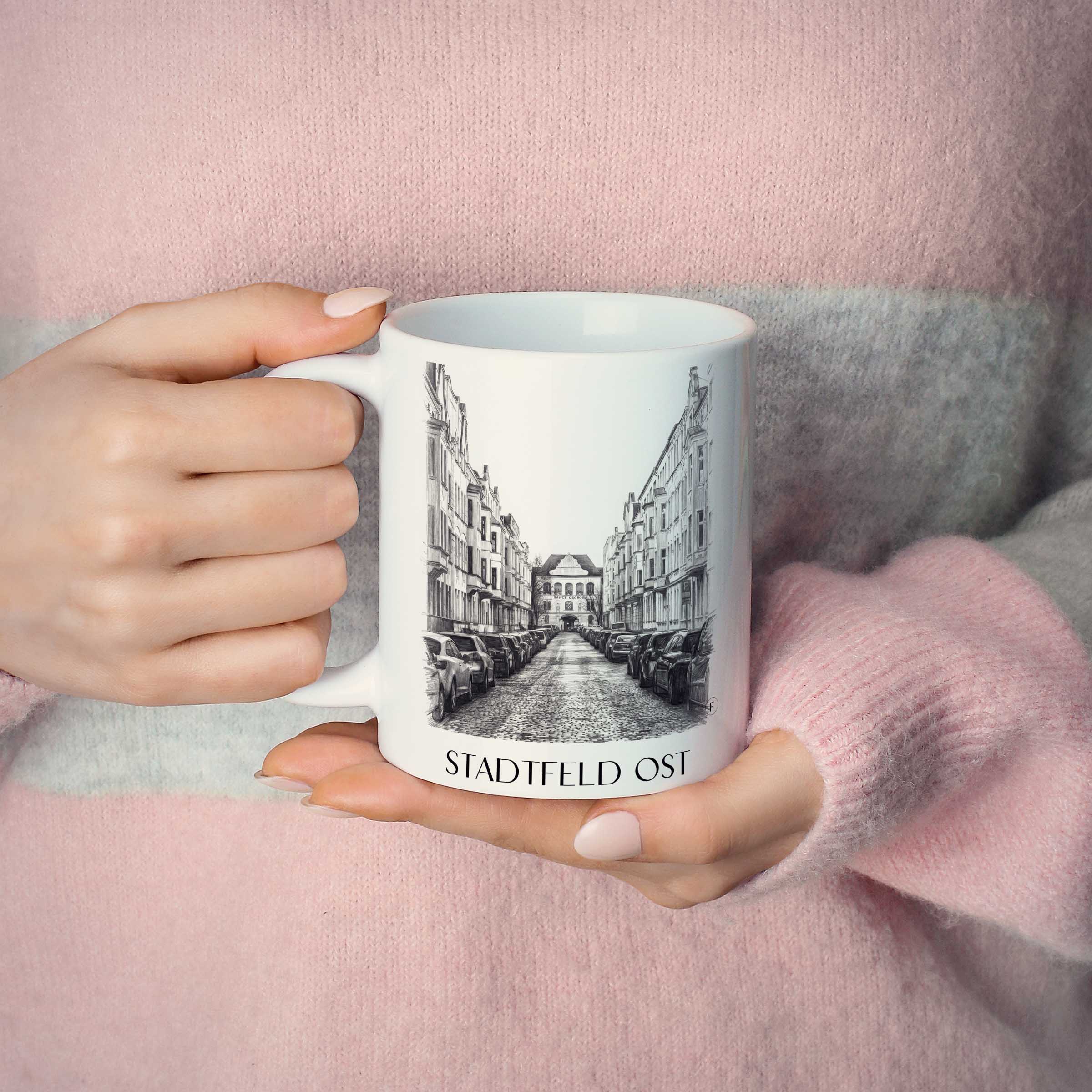 stadtfeld-ost-magdeburg-deutschland-kaffeebecher-bleistift-zeichnung-drawing