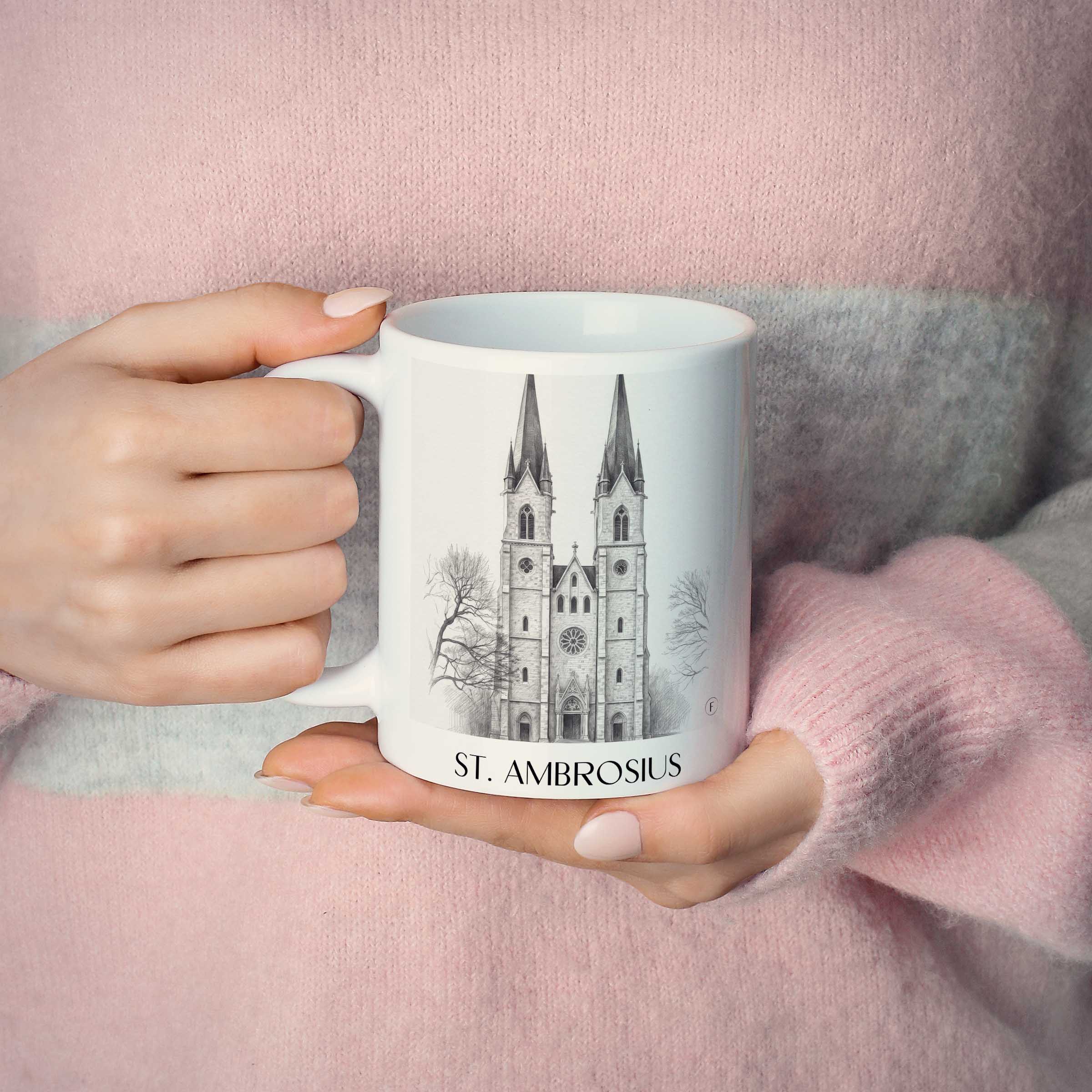 st.-ambrosius-magdeburg-deutschland-kaffeebecher-bleistift-zeichnung-drawing