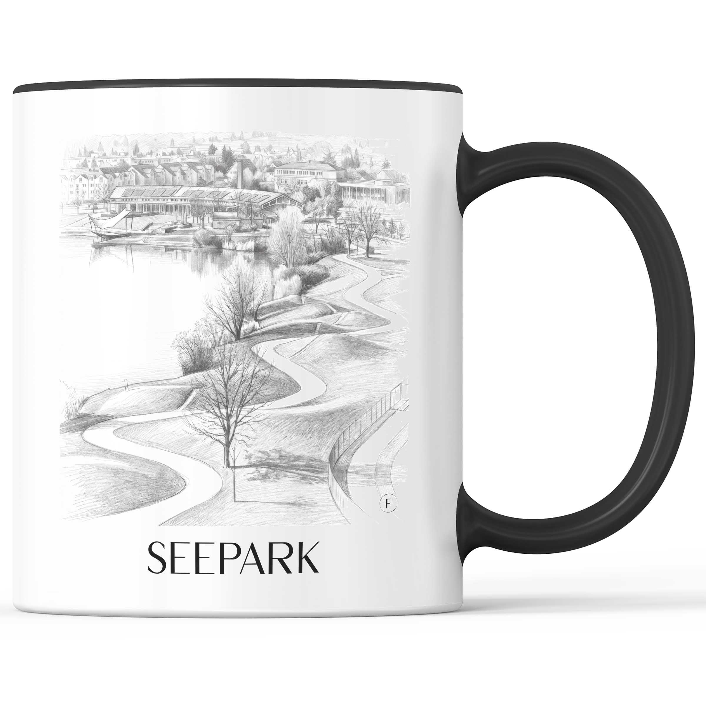 seepark-freiburg-deutschland-kaffeebecher-bleistift-zeichnung-drawing