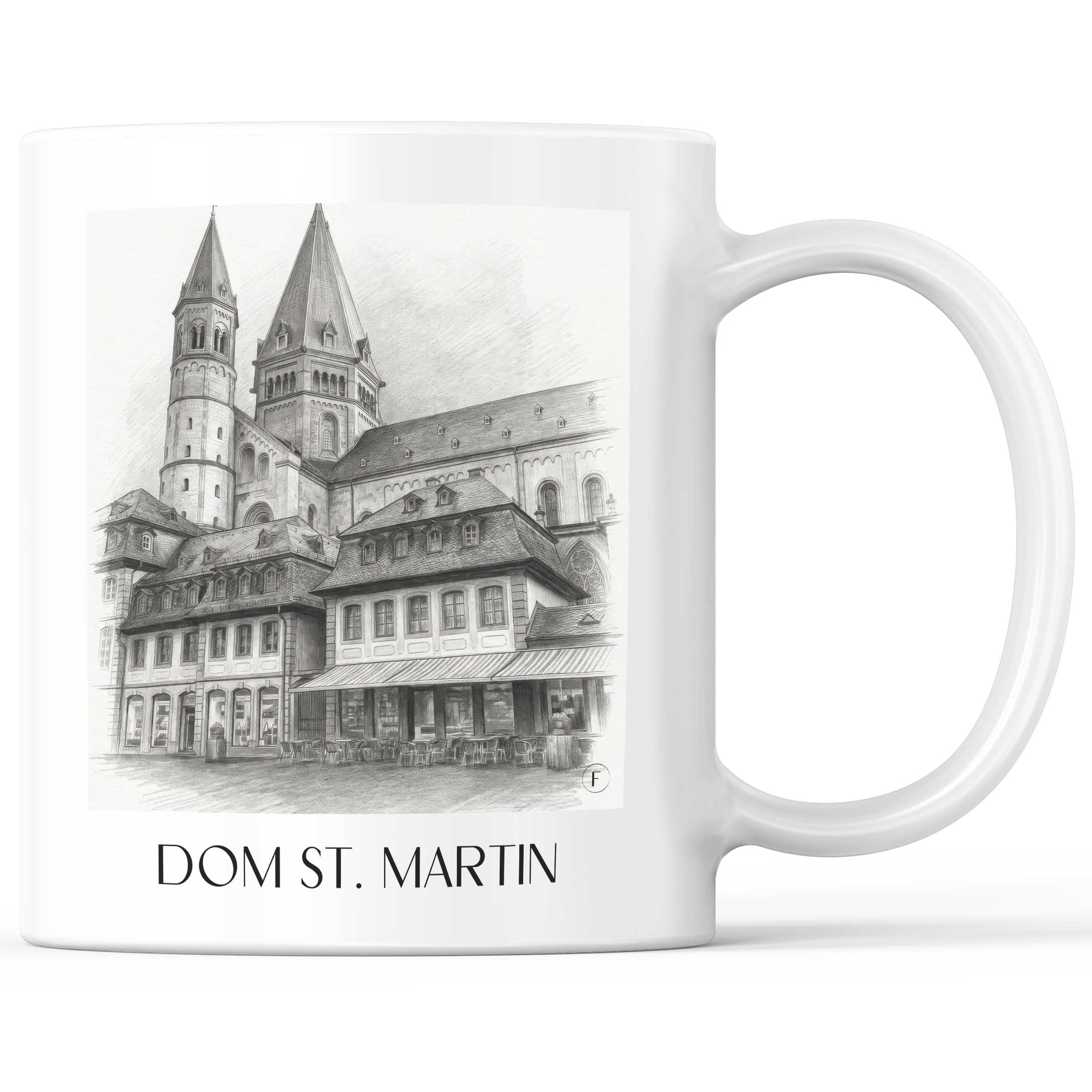 dom-st.-martin-mainz-deutschland-kaffeebecher-bleistift-zeichnung-drawing