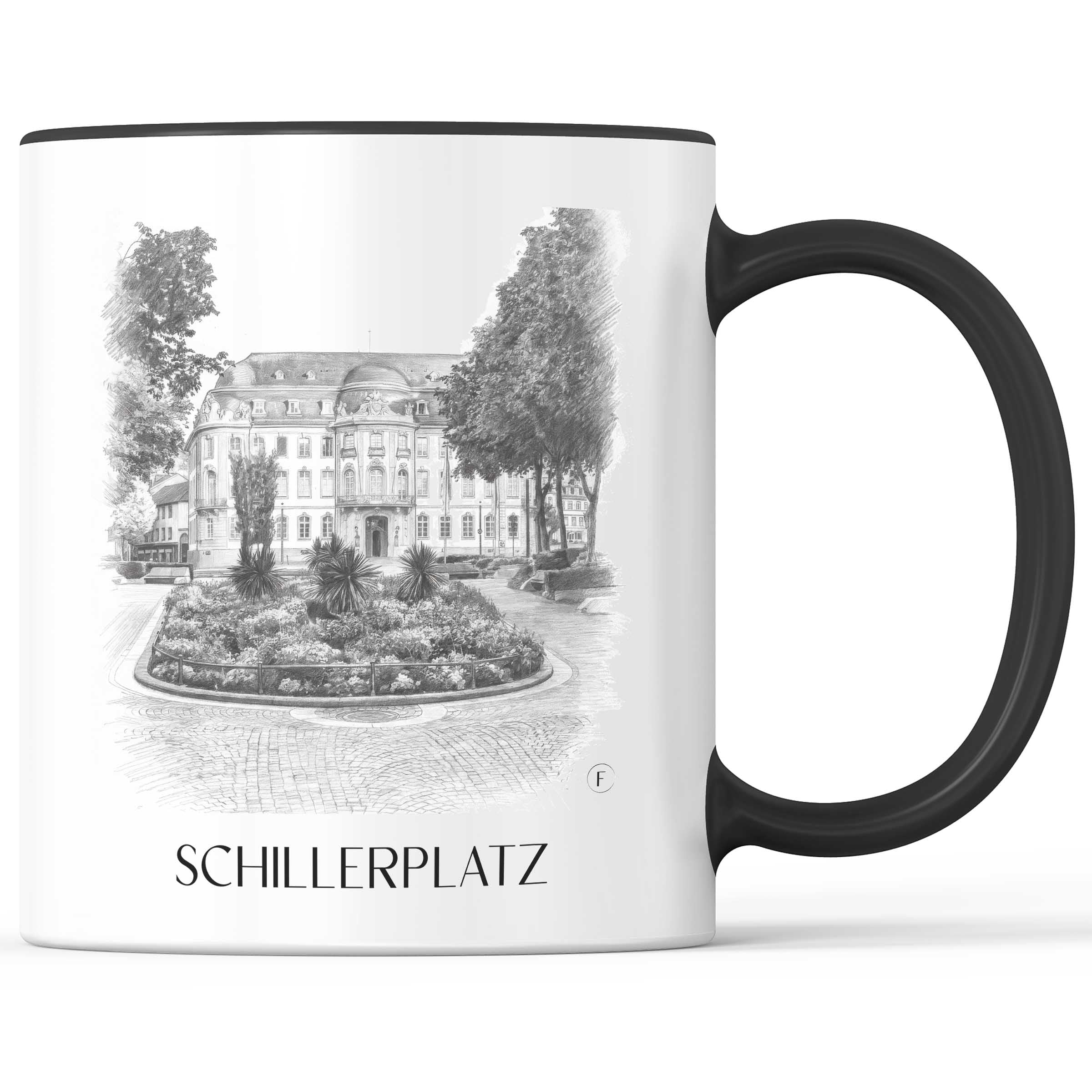 schillerplatz-mainz-deutschland-kaffeebecher-bleistift-zeichnung-drawing