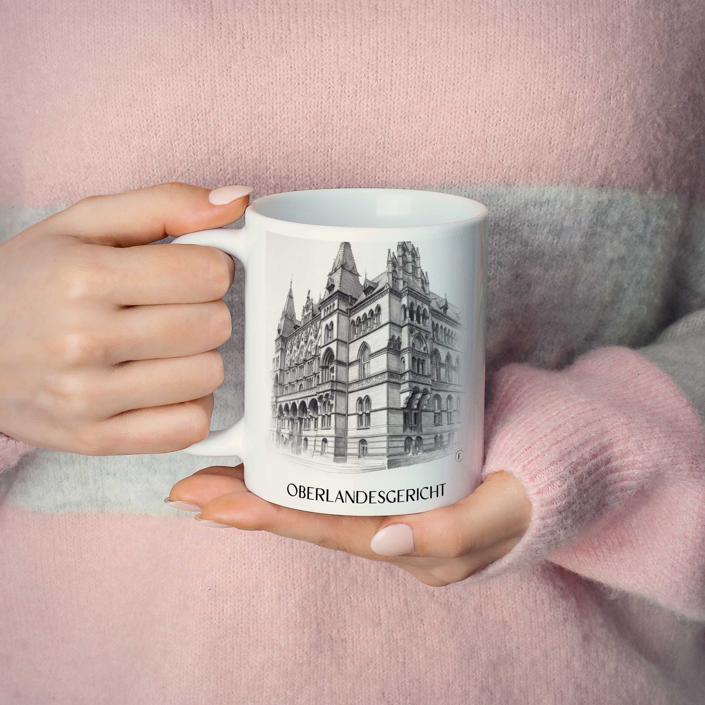 oberlandesgericht-rostock-deutschland-kaffeebecher-bleistift-zeichnung-drawing
