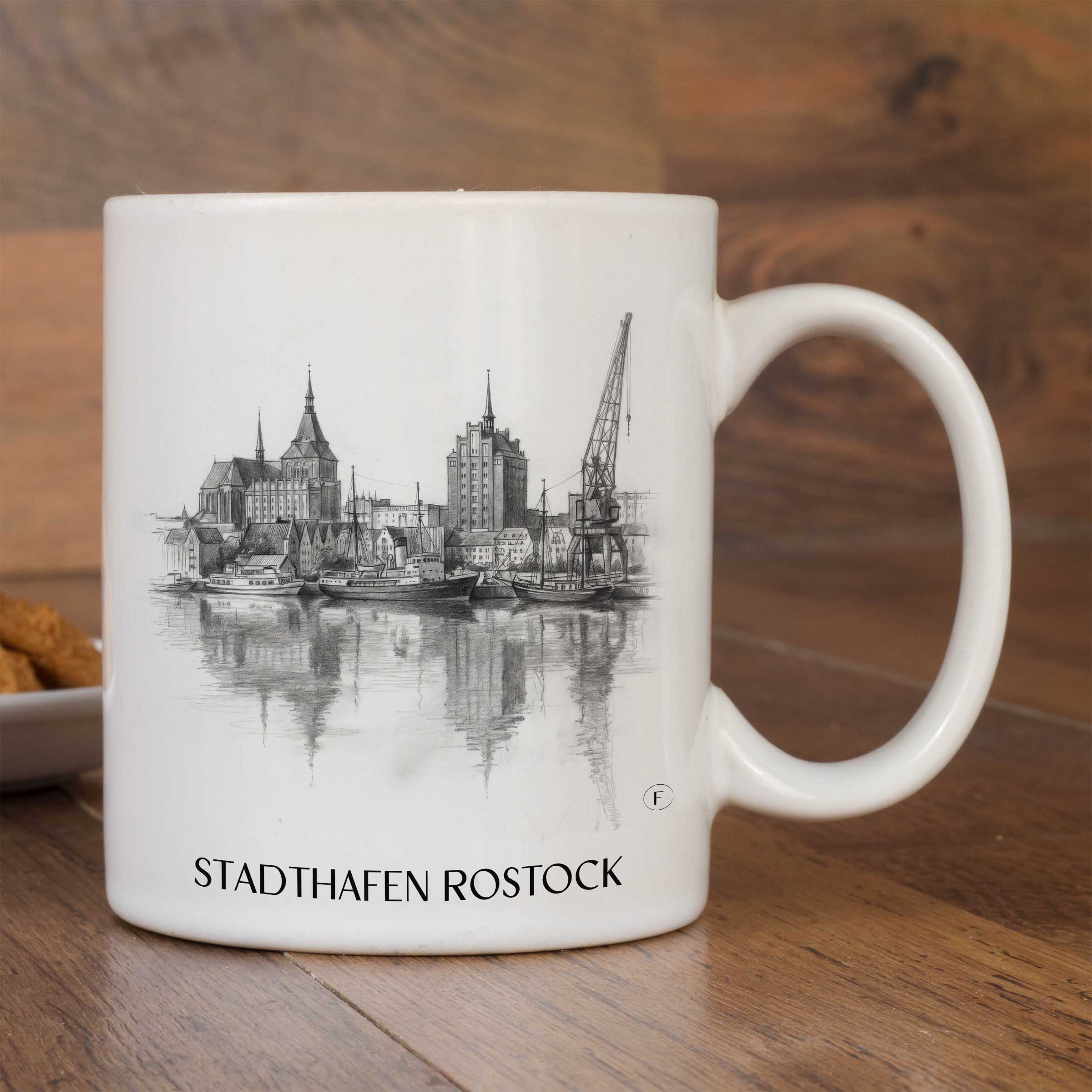 stadthafen-rostock-deutschland-kaffeebecher-bleistift-zeichnung-drawing