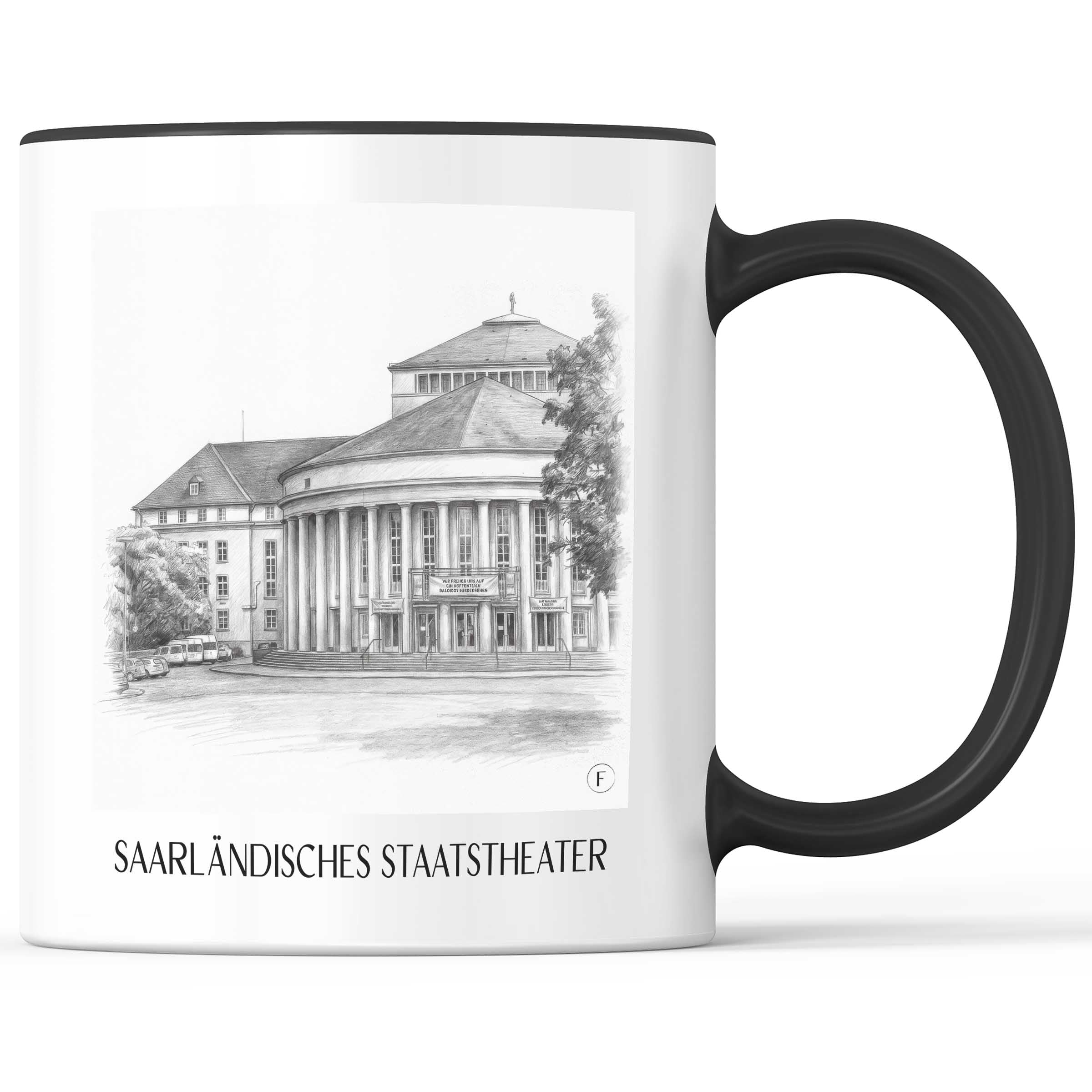 saarländisches-staatstheater-saarbrücken-deutschland-kaffeebecher-bleistift-zeichnung-drawing