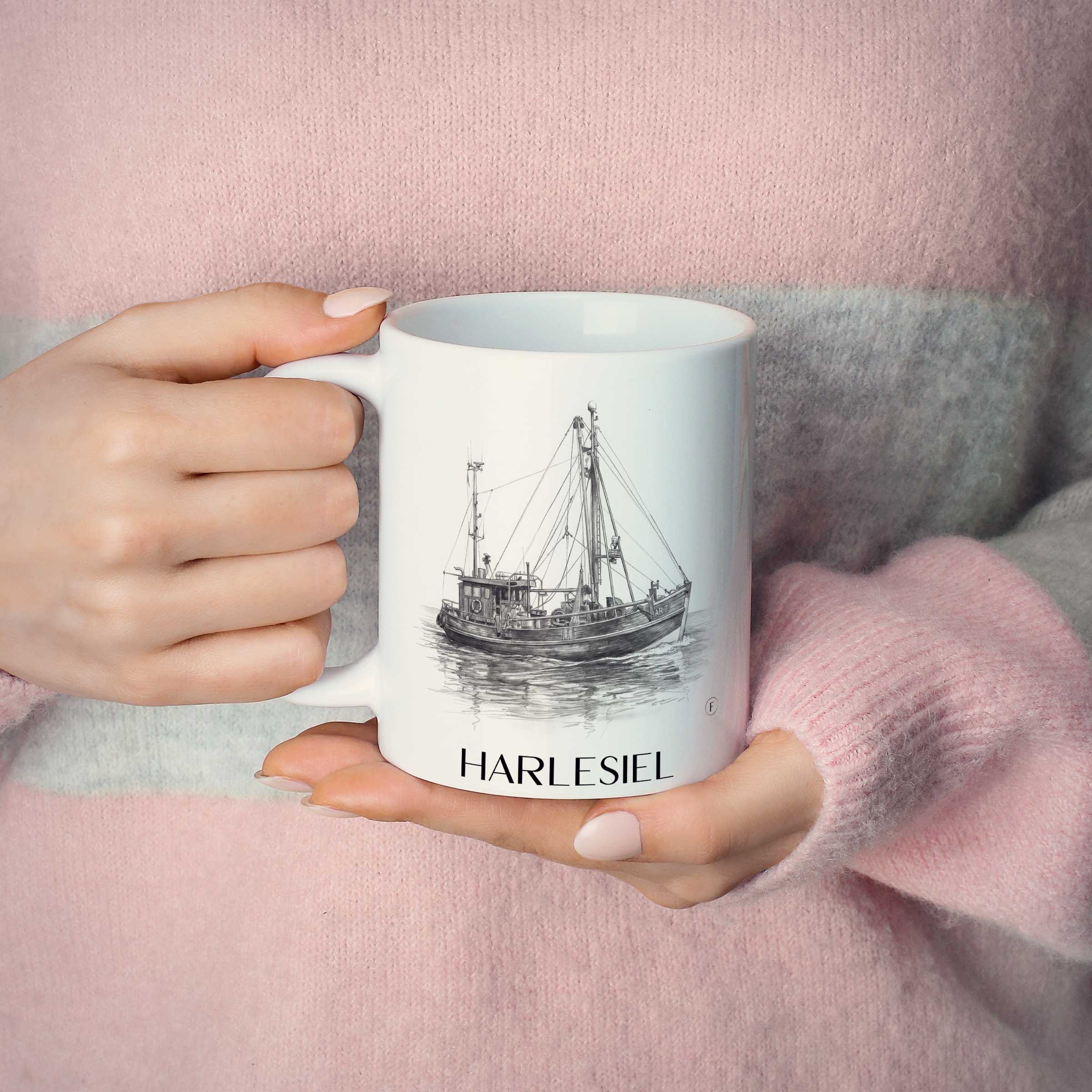 harlesiel-ostfriesland-deutschland-kaffeebecher-bleistift-zeichnung-drawing