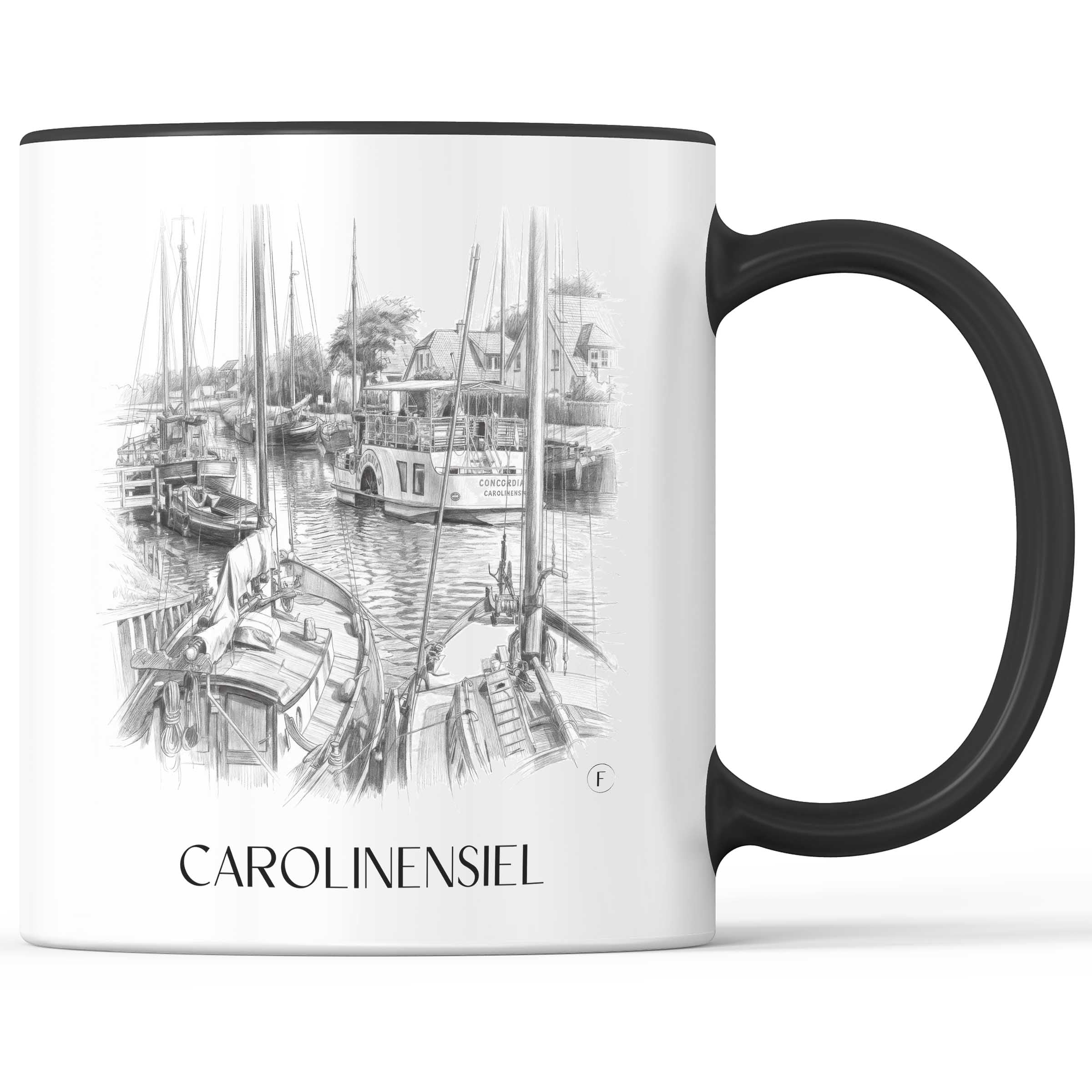 carolinensiel-ostfriesland-deutschland-kaffeebecher-bleistift-zeichnung-drawing