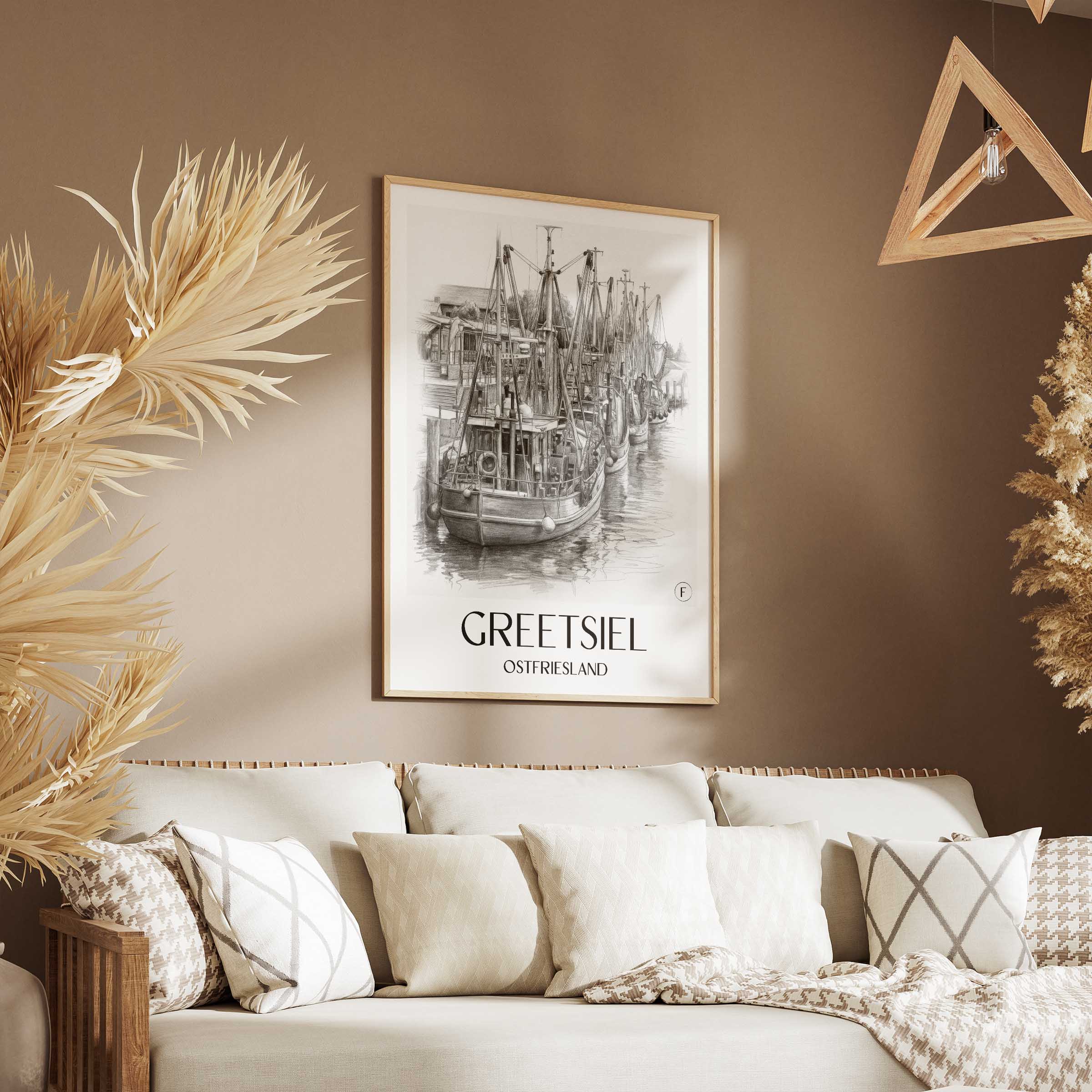 greetsiel-ostfriesland-deutschland-poster-bleistift-zeichnung-drawing