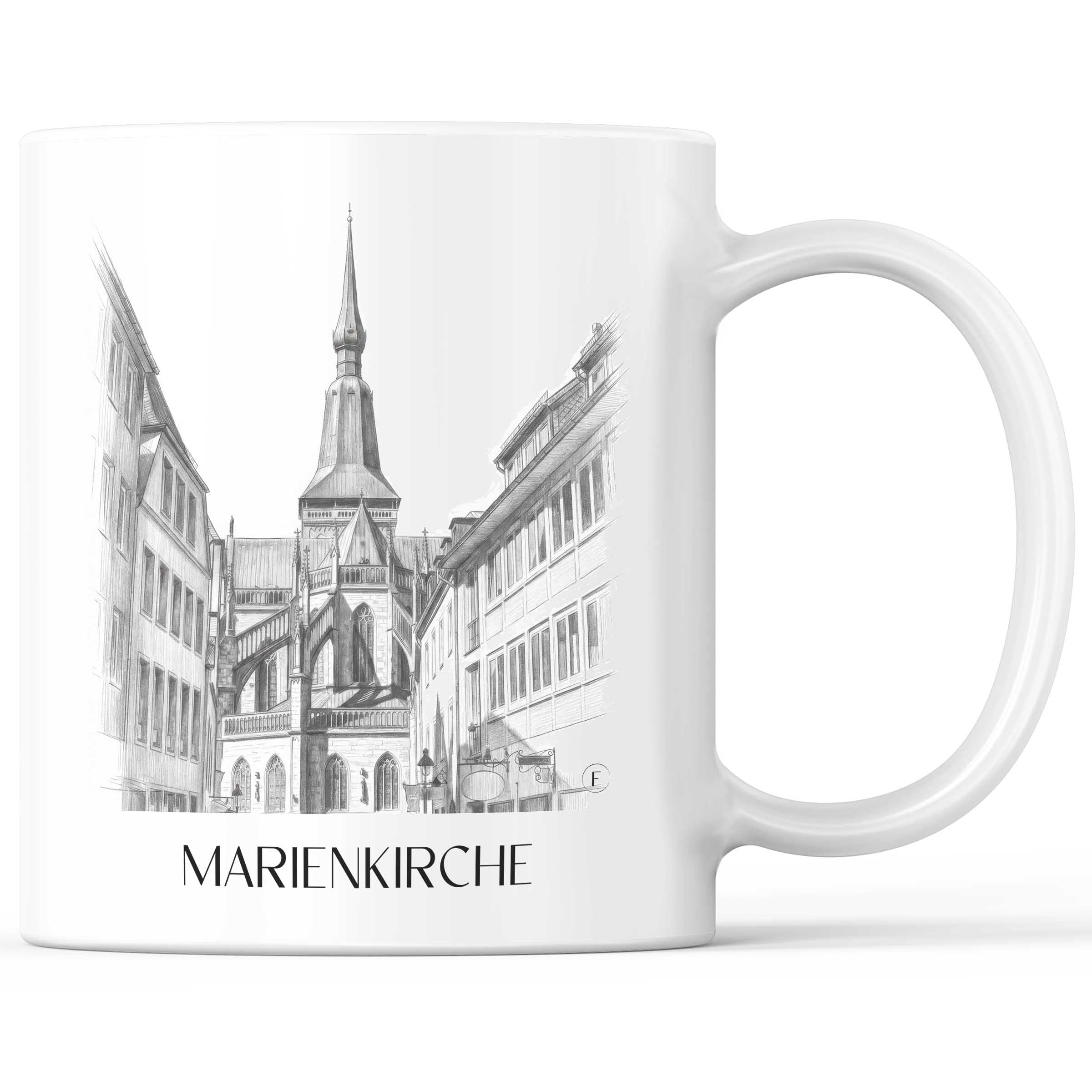 marienkirche-osnabrück-deutschland-kaffeebecher-bleistift-zeichnung-drawing