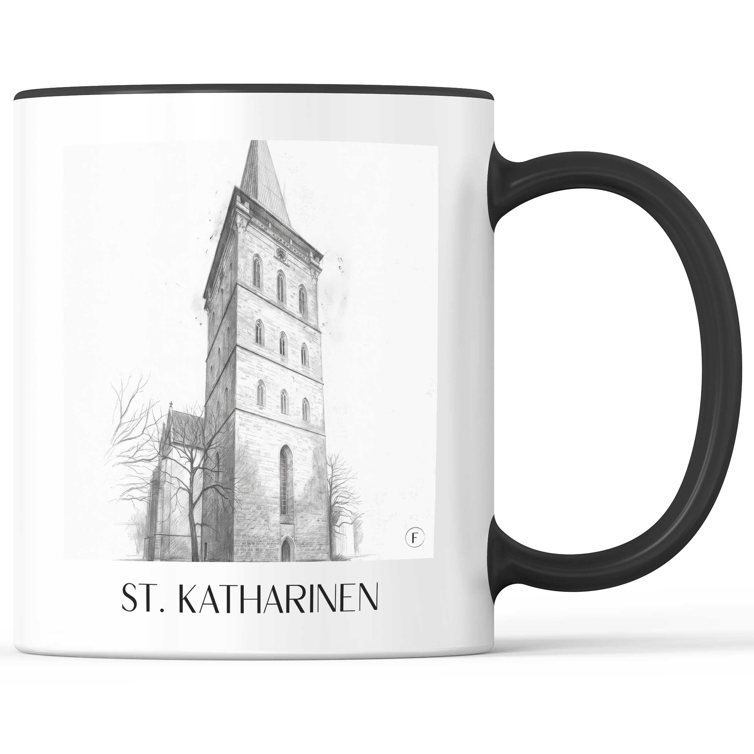 st.-katharinen-osnabrück-deutschland-kaffeebecher-bleistift-zeichnung-drawing