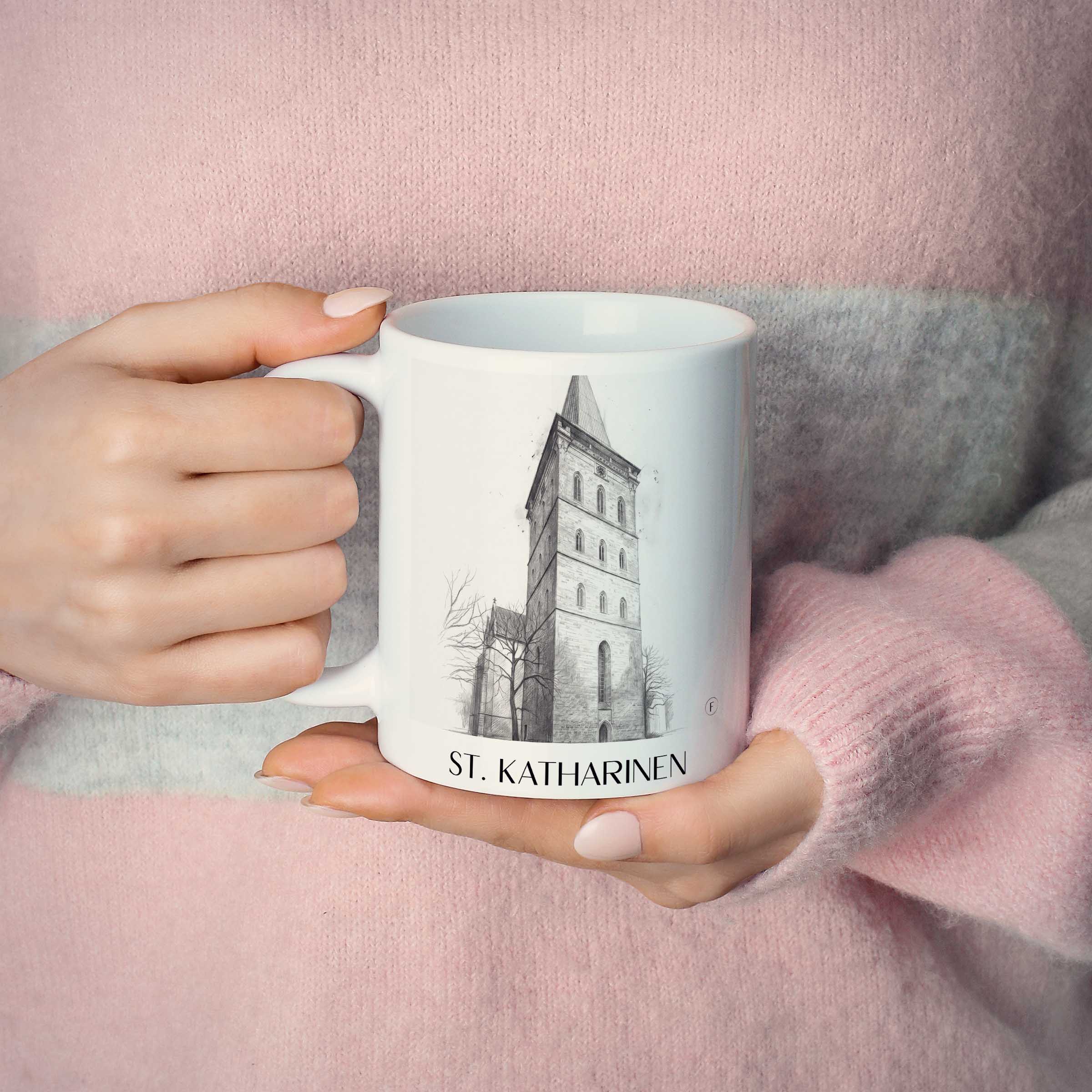 st.-katharinen-osnabrück-deutschland-kaffeebecher-bleistift-zeichnung-drawing