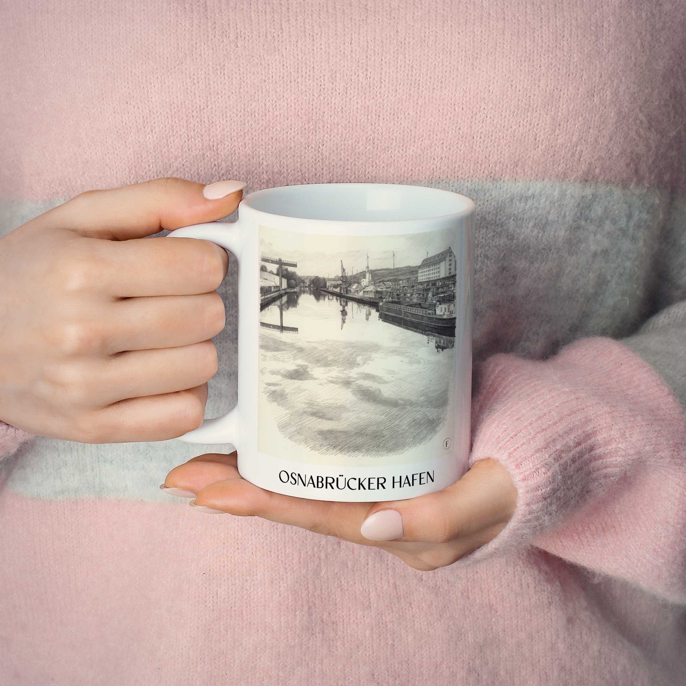 hafen-osnabrück-deutschland-kaffeebecher-bleistift-zeichnung-drawing