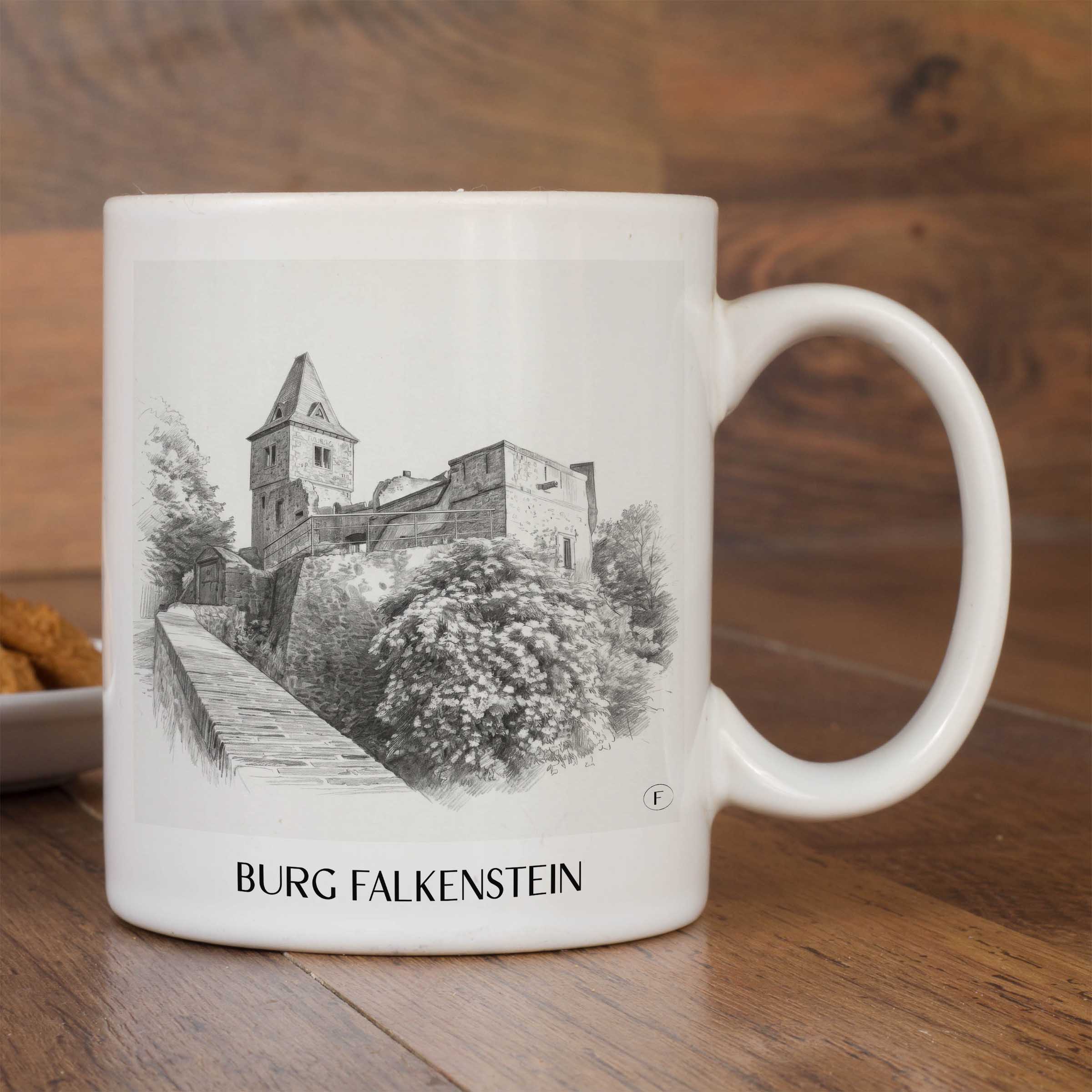 burg-falkenstein-mühltal-deutschland-kaffeebecher-bleistift-zeichnung-drawing