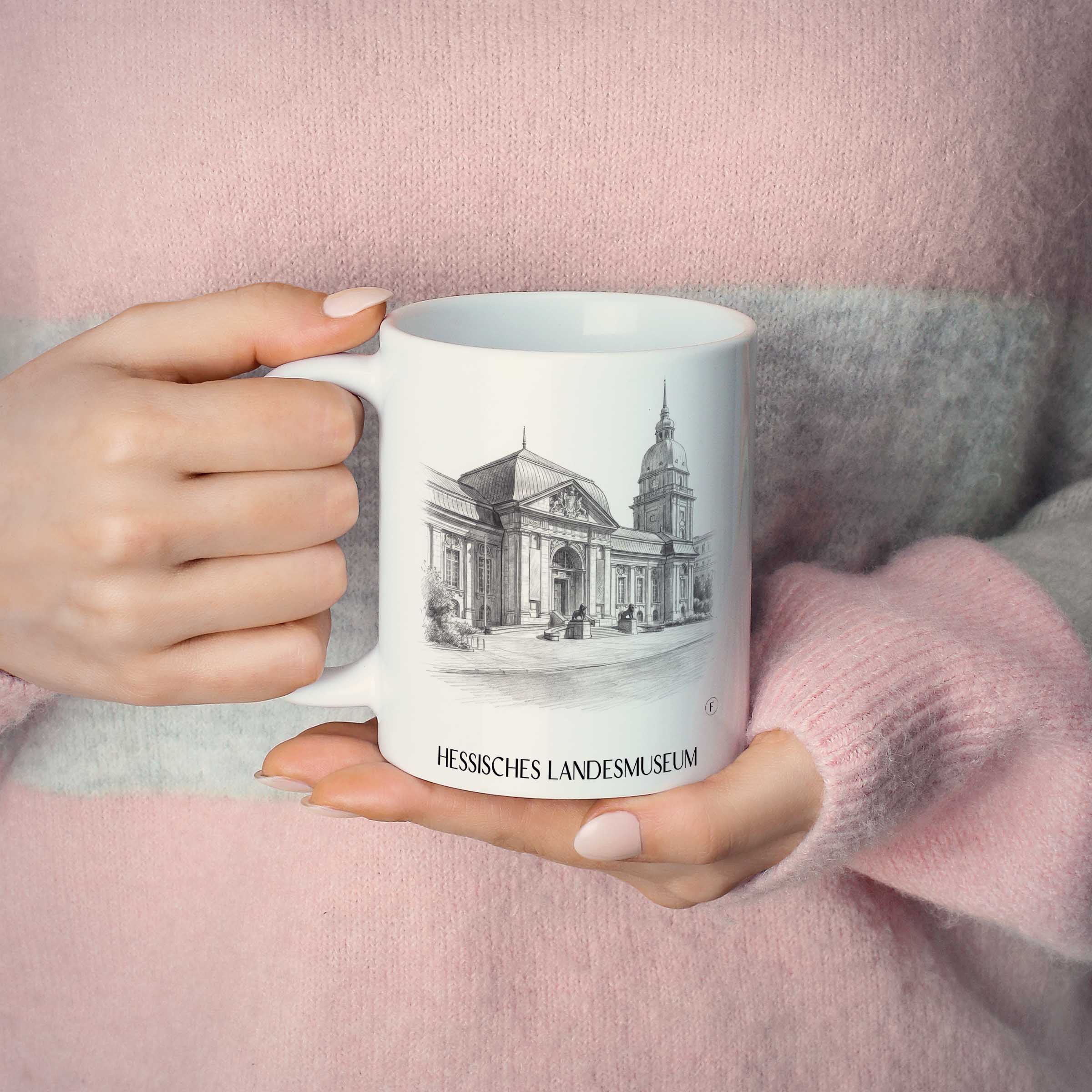 hessisches-landesmuseum-darmstadt-deutschland-kaffeebecher-bleistift-zeichnung-drawing