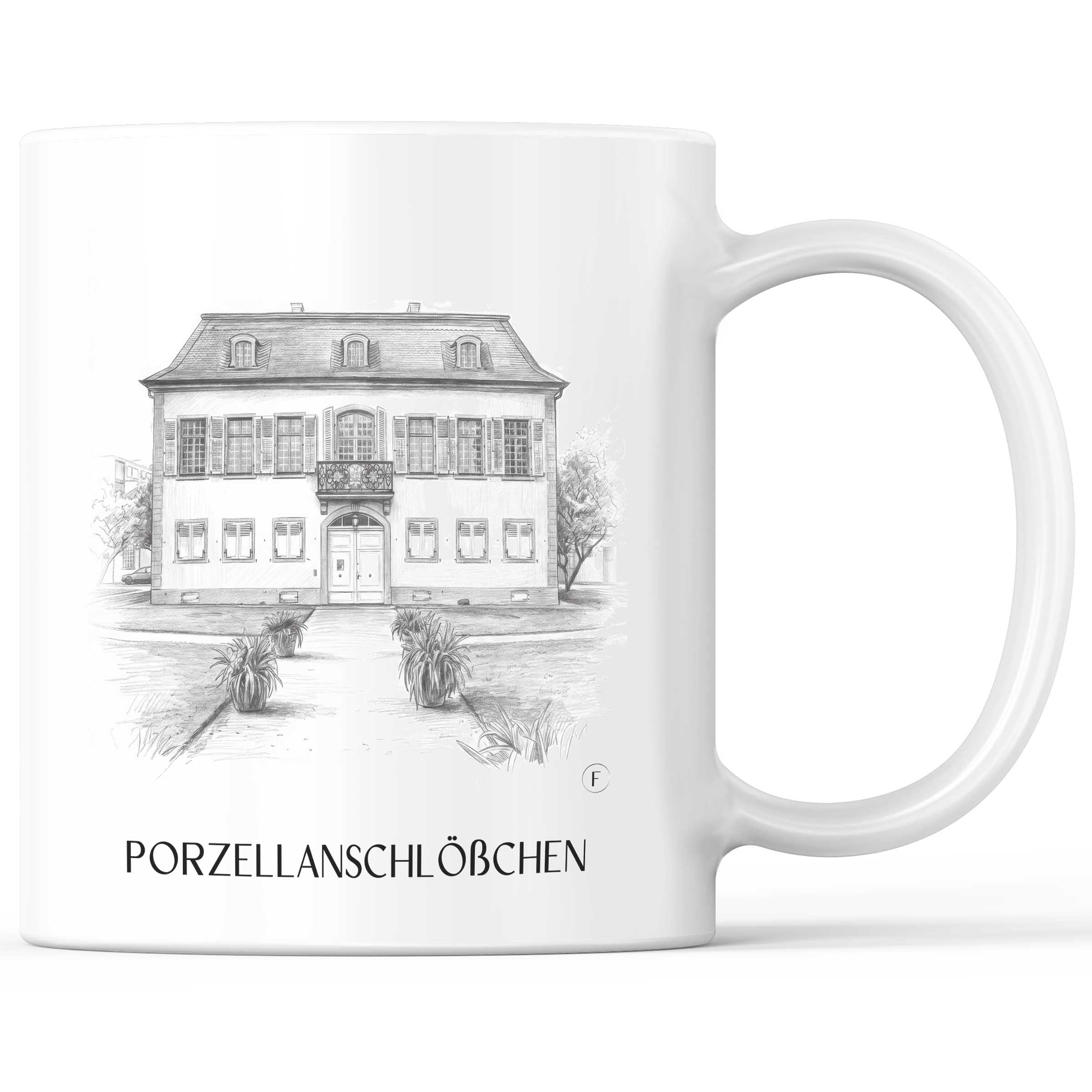 porzellanschlößchen-darmstadt-deutschland-kaffeebecher-bleistift-zeichnung-drawing