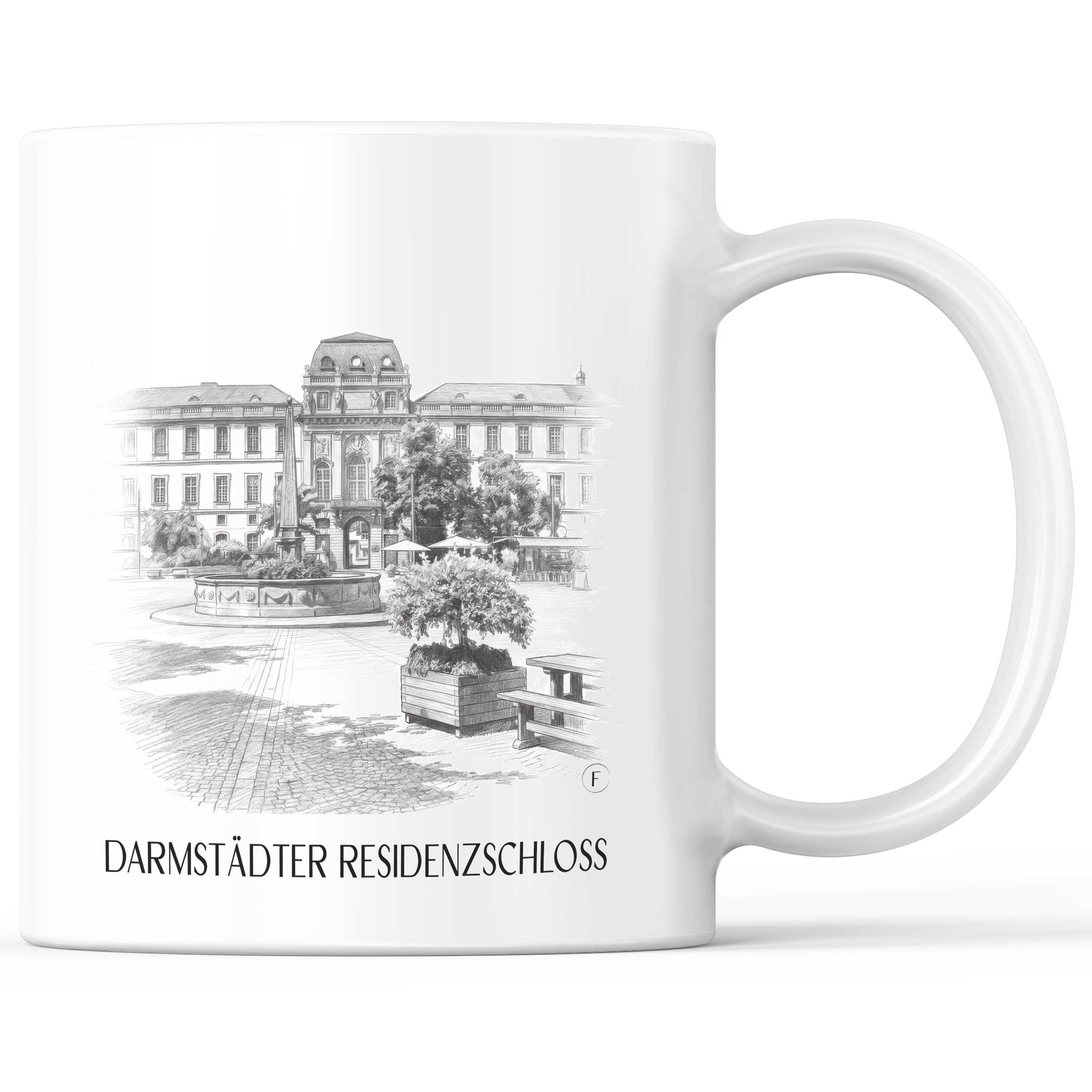 residenzschloss-darmstadt-deutschland-kaffeebecher-bleistift-zeichnung-drawing