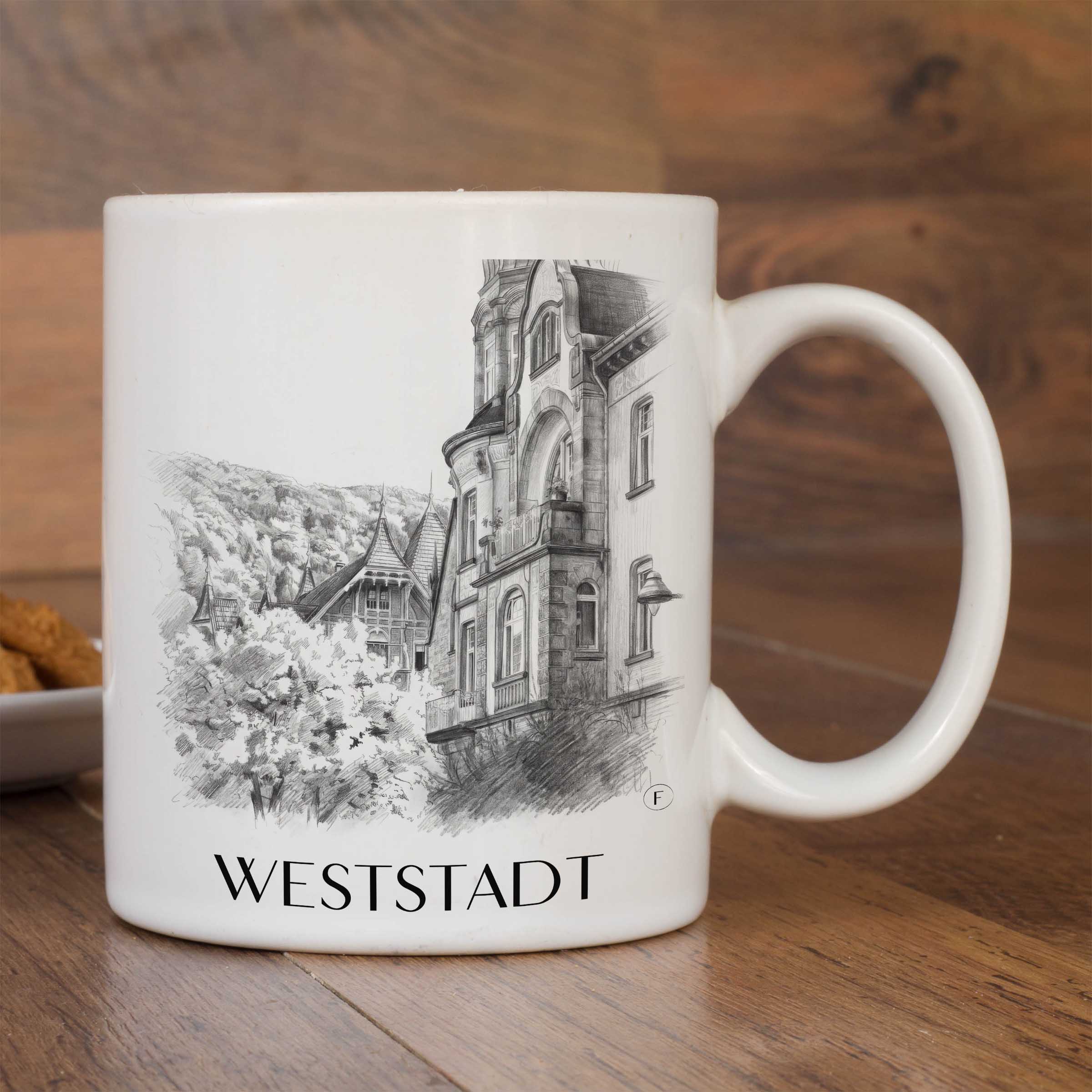 weststadt-heidelberg-deutschland-kaffeebecher-bleistift-zeichnung-drawing