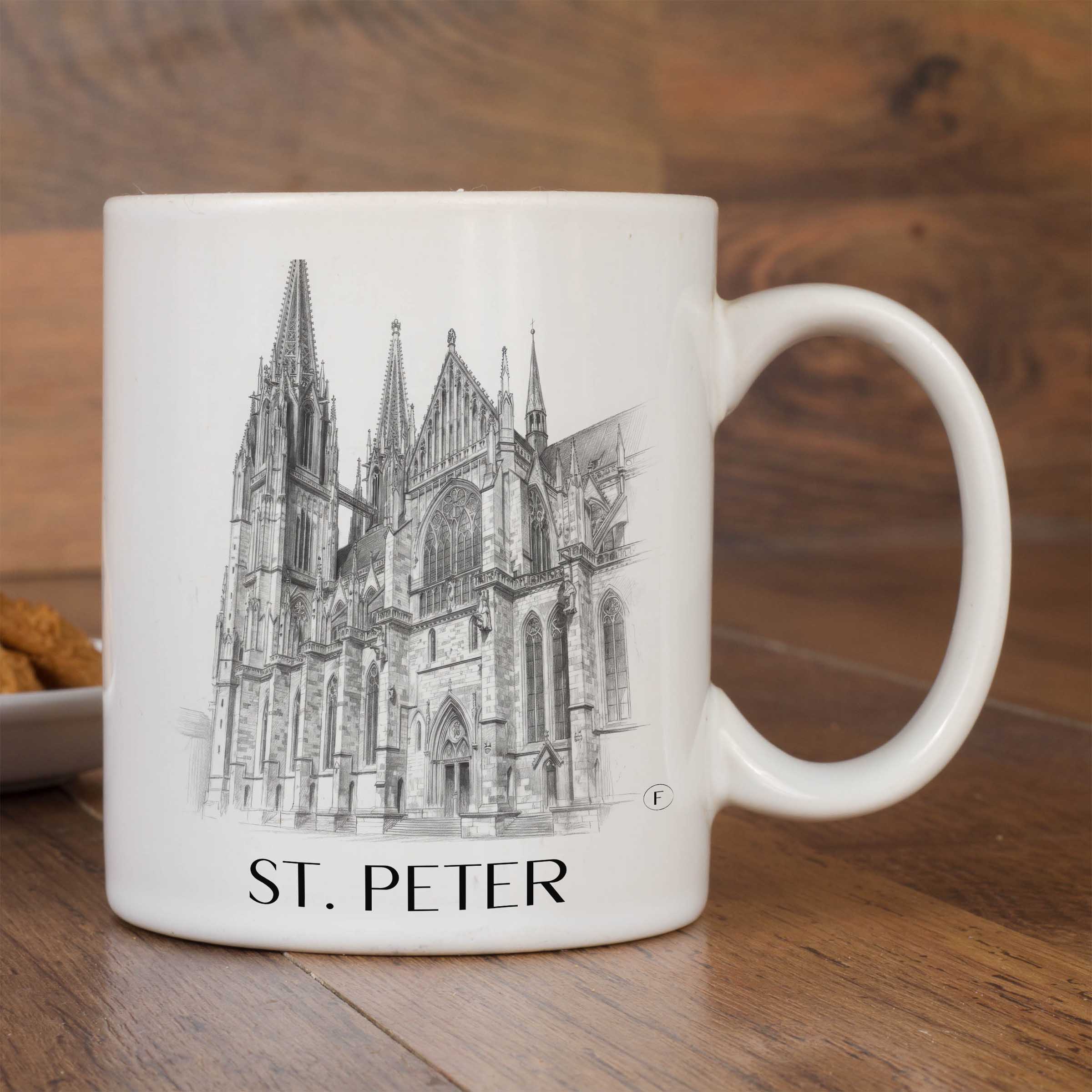st.-peter-regensburg-deutschland-kaffeebecher-bleistift-zeichnung-drawing