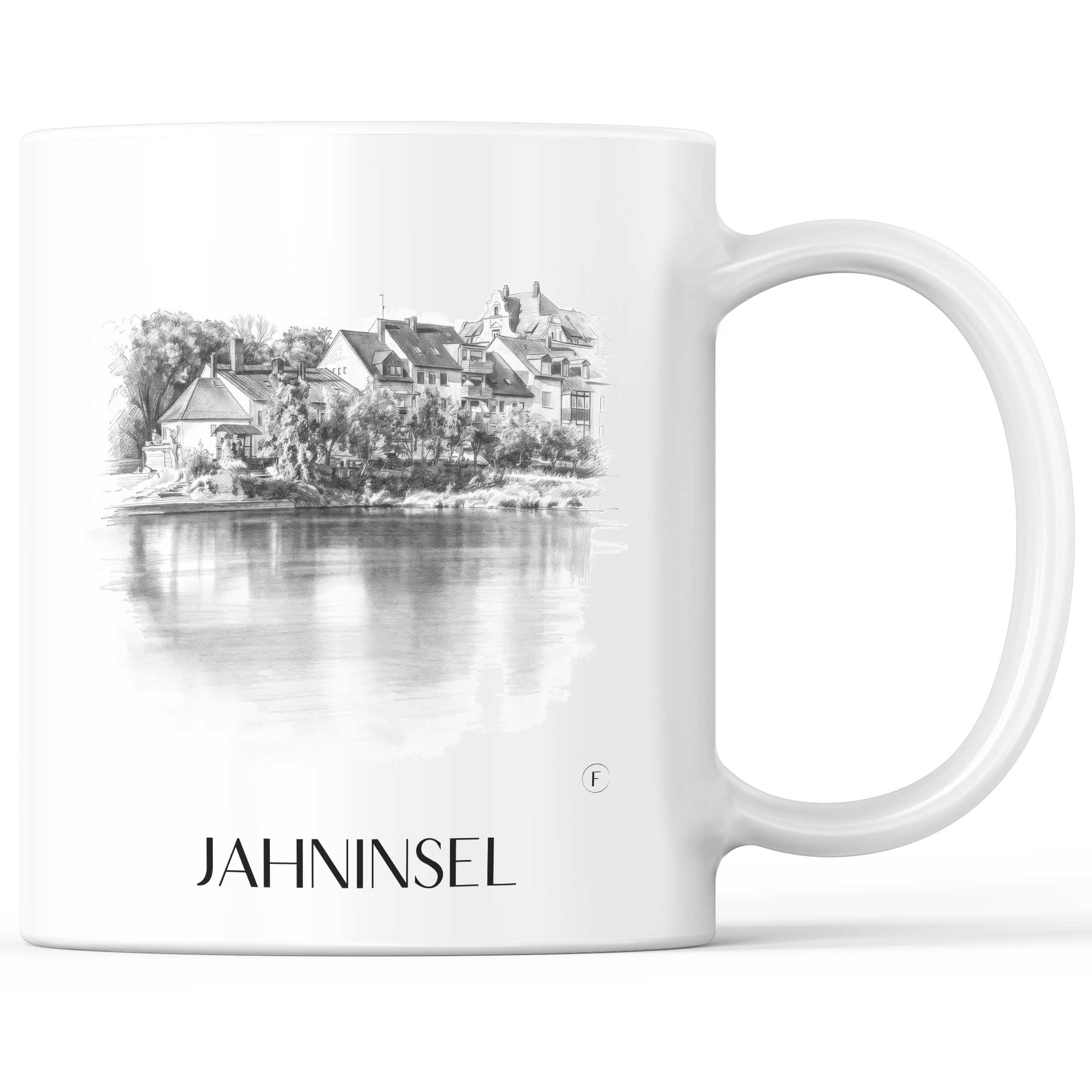 jahninsel-regensburg-deutschland-kaffeebecher-bleistift-zeichnung-drawing