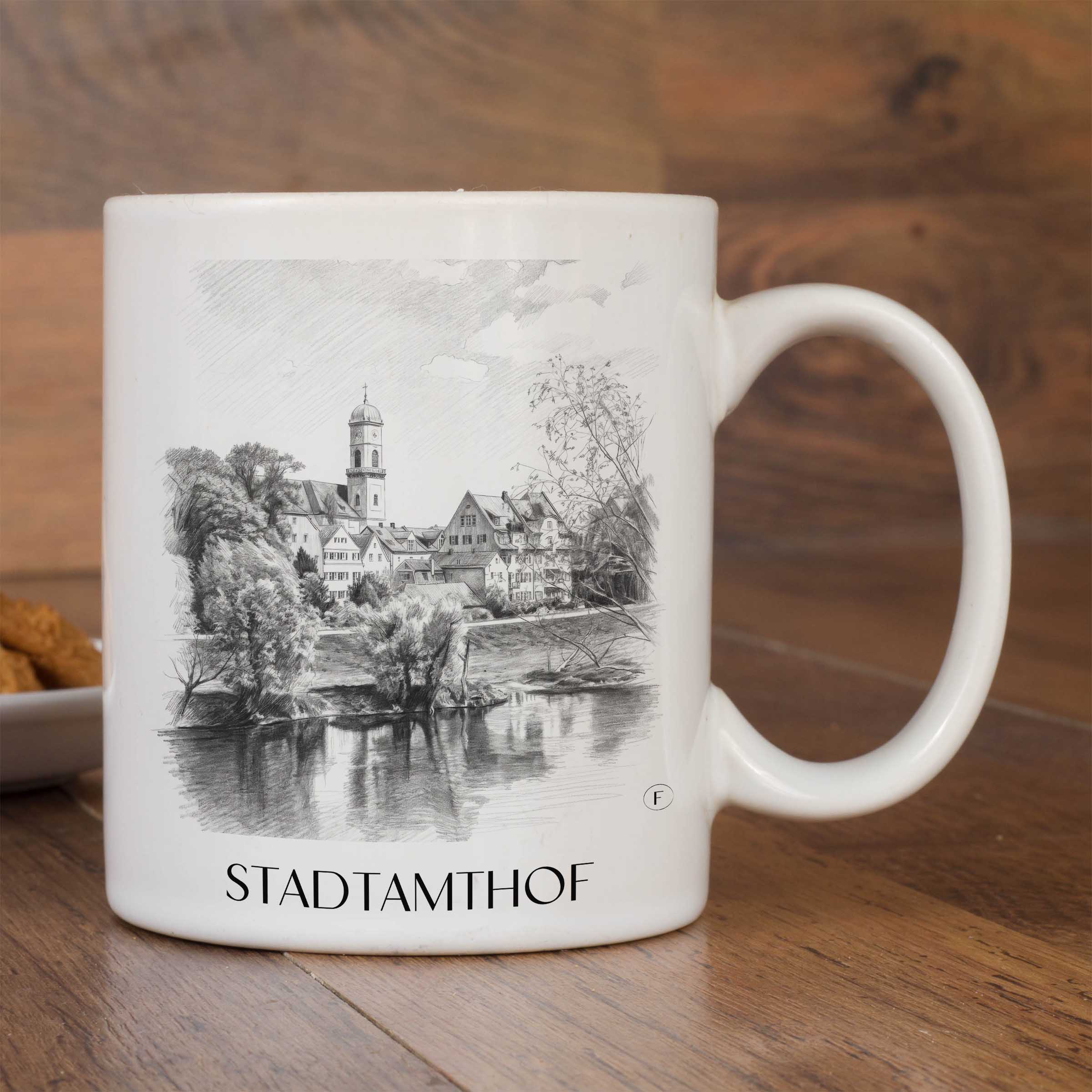 stadtamthof-regensburg-deutschland-kaffeebecher-bleistift-zeichnung-drawing