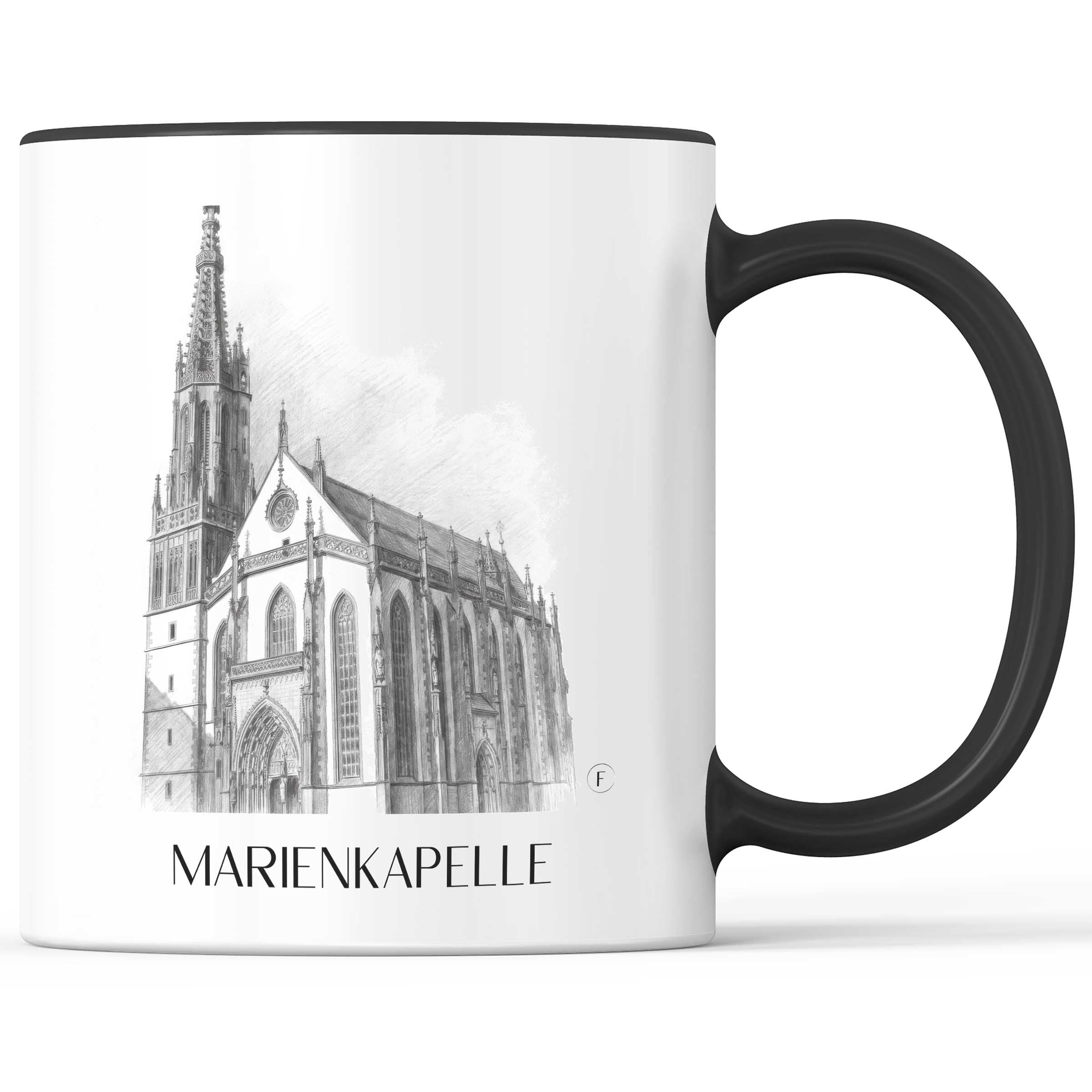 marienkapelle-würzburg-deutschland-kaffeebecher-bleistift-zeichnung-drawing