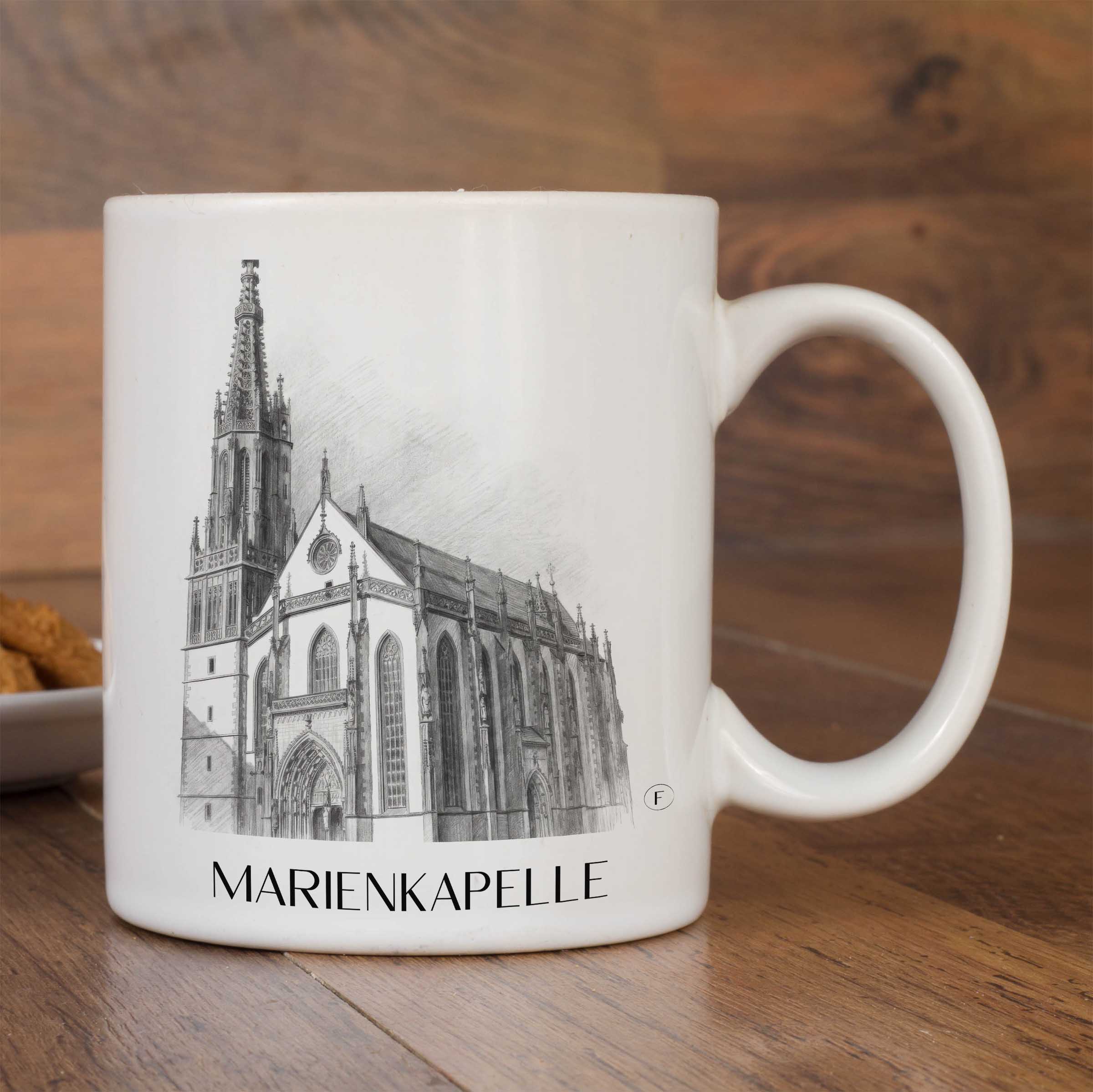 marienkapelle-würzburg-deutschland-kaffeebecher-bleistift-zeichnung-drawing