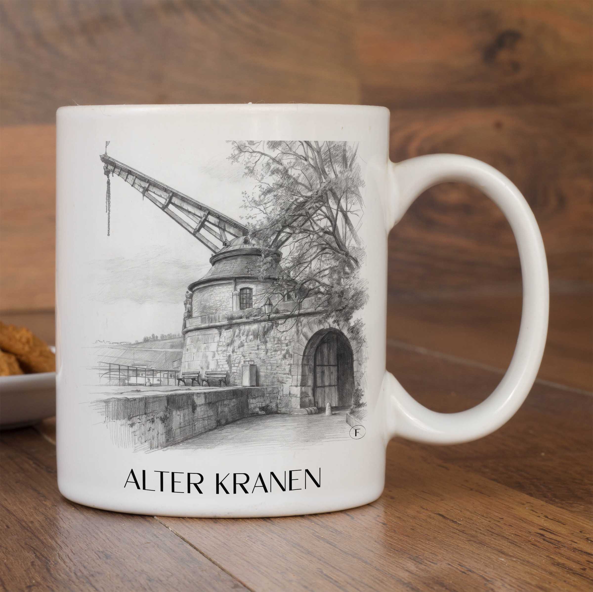 alter-kranen-würzburg-deutschland-kaffeebecher-bleistift-zeichnung-drawing