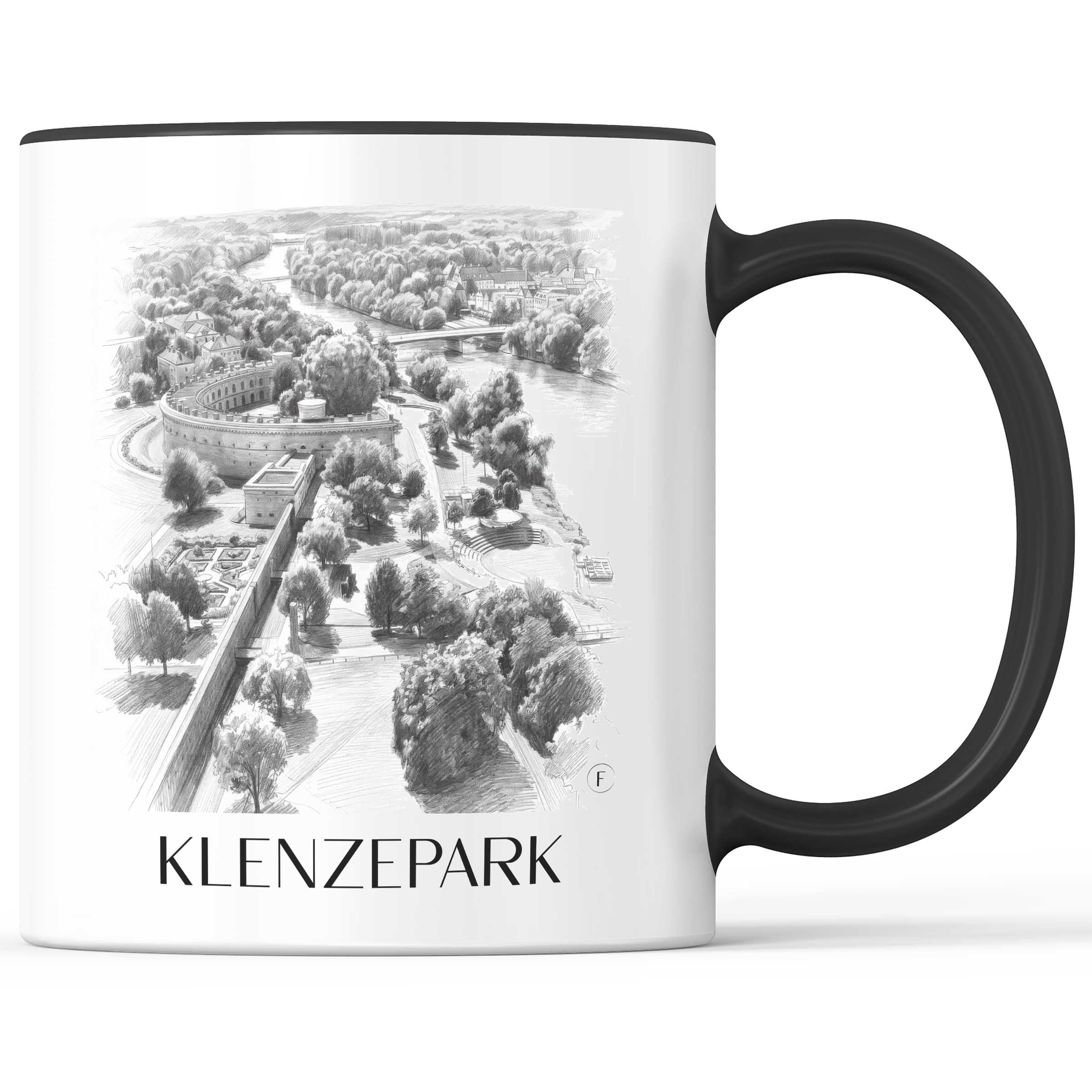 klenzepark-ingolstadt-deutschland-kaffeebecher-bleistift-zeichnung-drawing