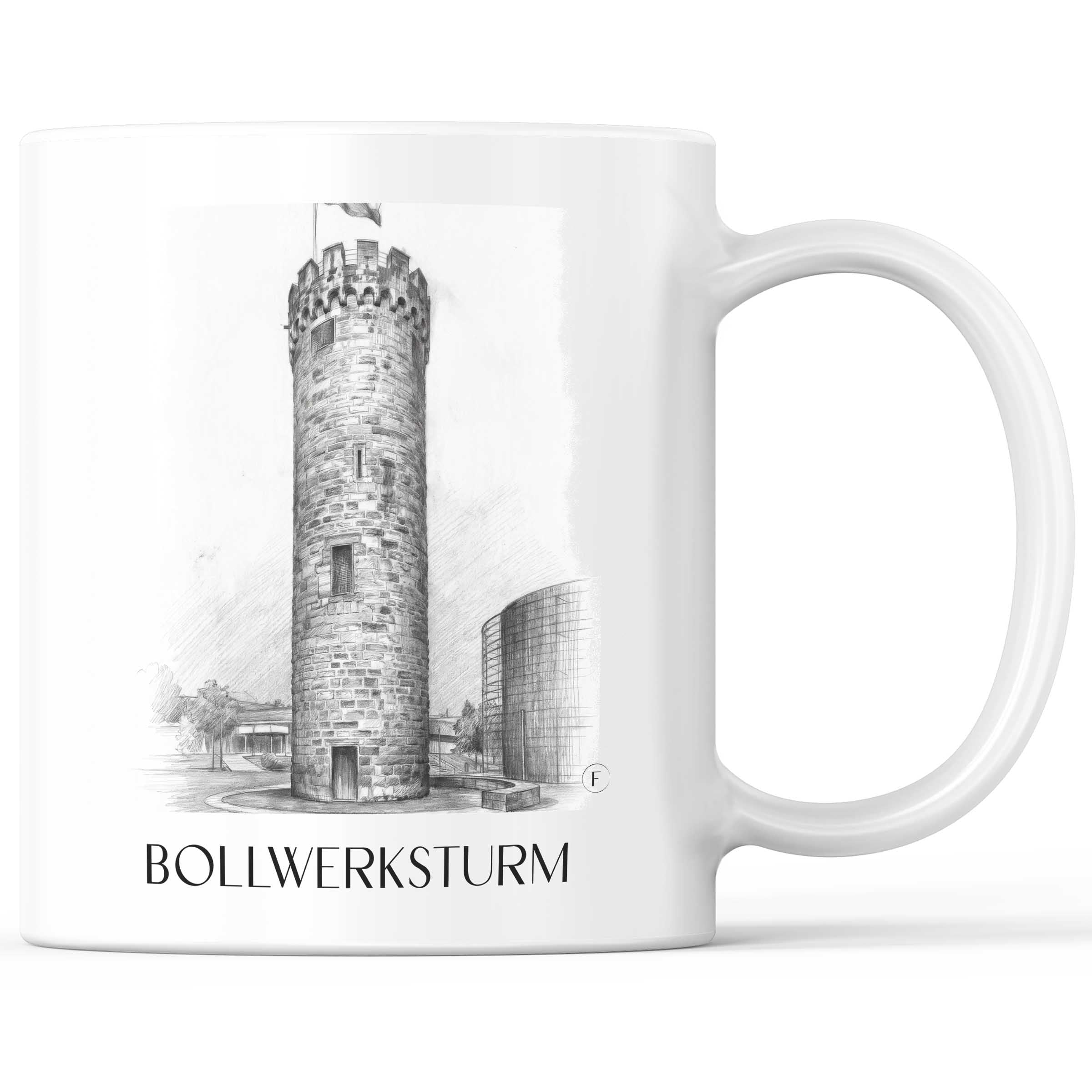 bollwerksturm-heilbronn-deutschland-kaffeebecher-bleistift-zeichnung-drawing