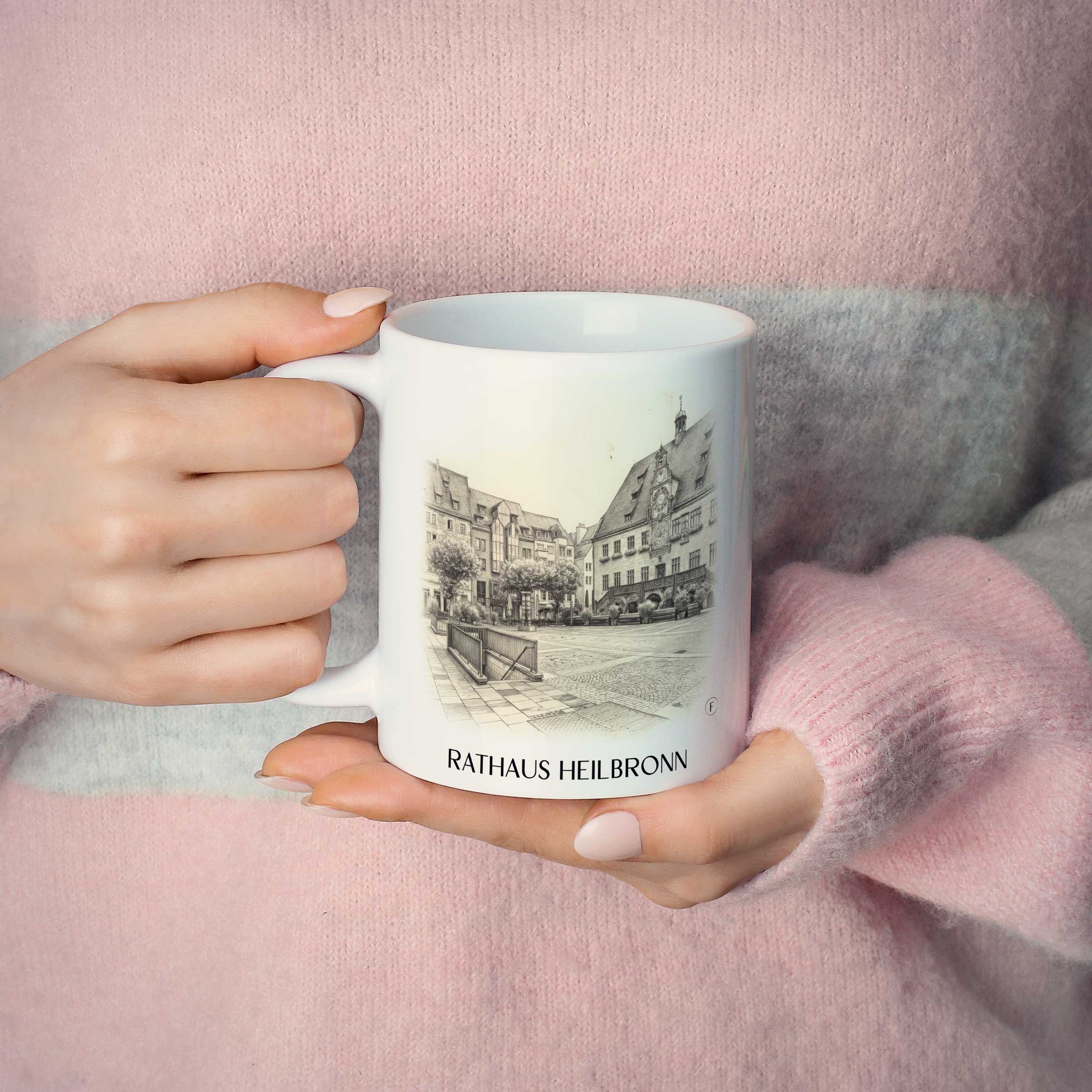 rathaus-heilbronn-deutschland-kaffeebecher-bleistift-zeichnung-drawing