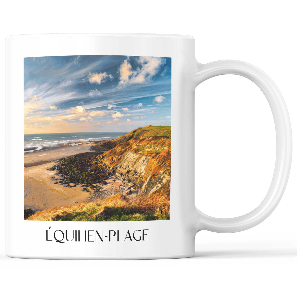 équihen-plage-côte-d'opale-frankreich-kaffeebecher-oil-painting-oelgemaelde