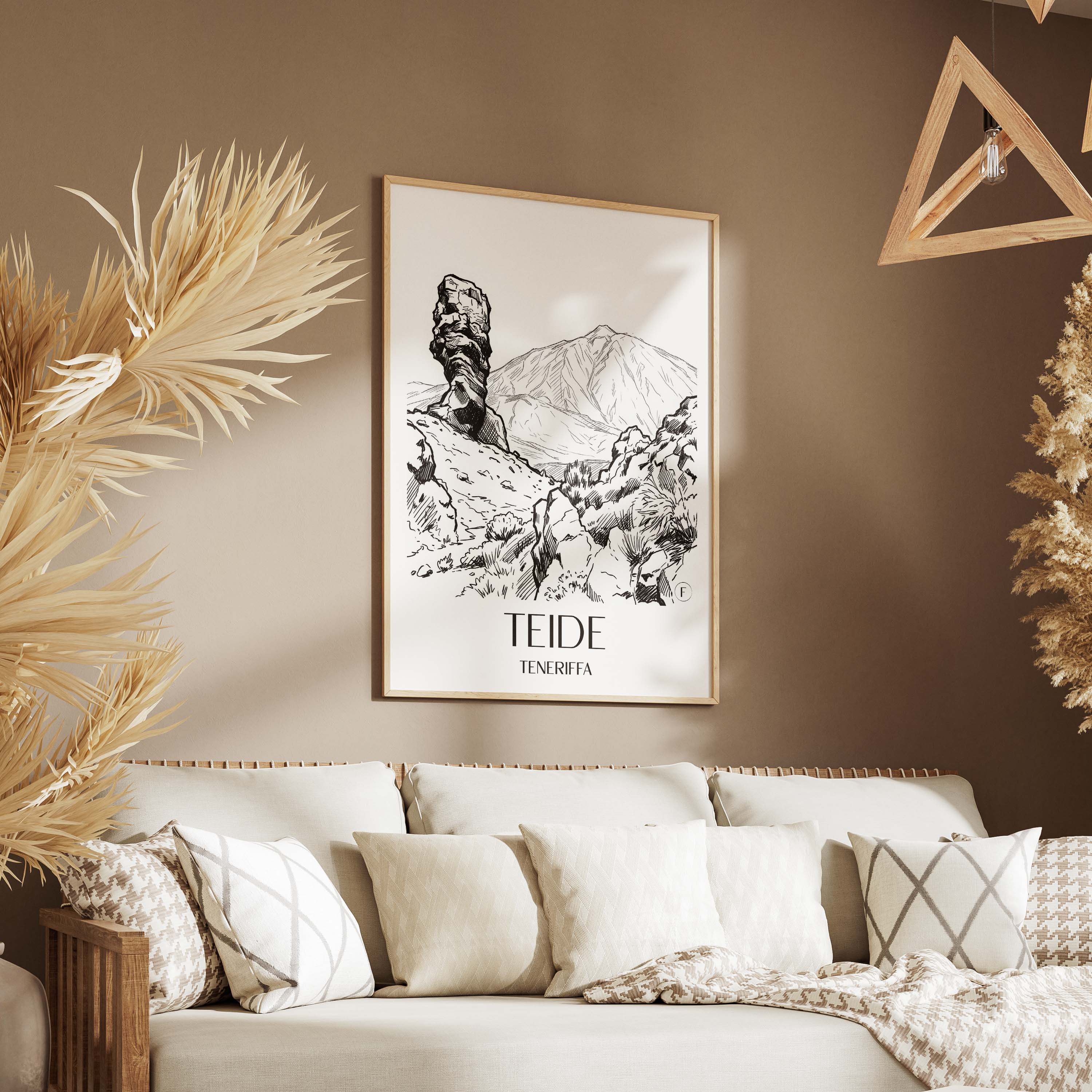 teide-teneriffa-spanien-poster-skizze