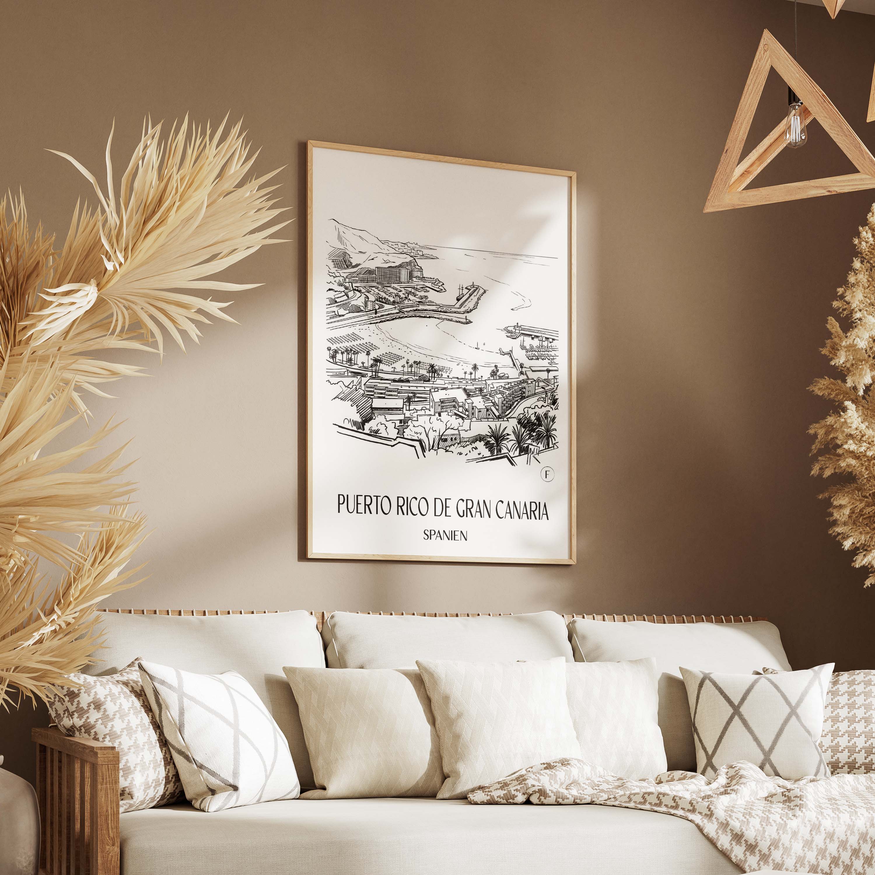 puerto-rico-gran-canaria-puerto-rico-und-spanien-poster-skizze