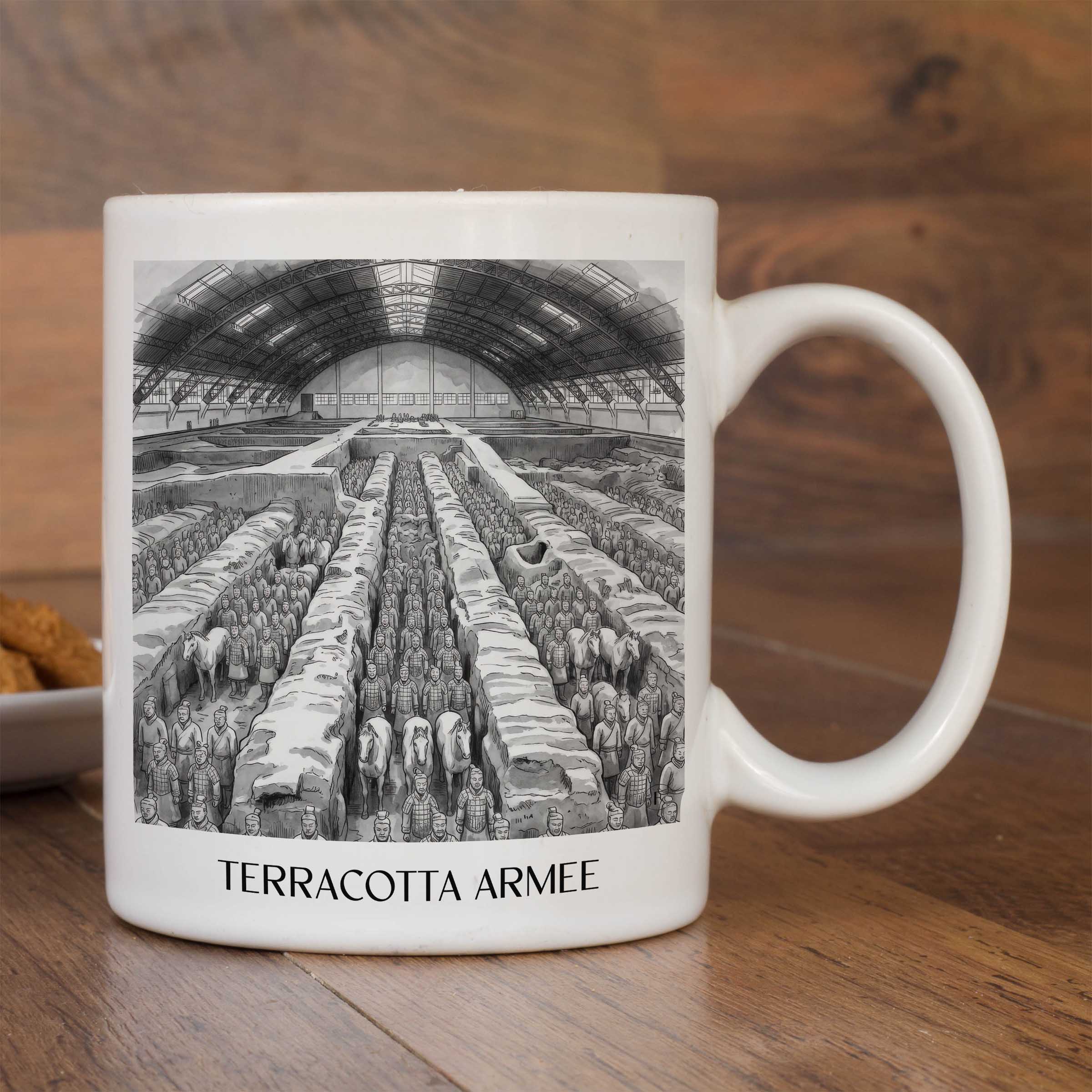 terrakotta-armee-china-kaffeebecher-aquarell-schwarz-weiss
