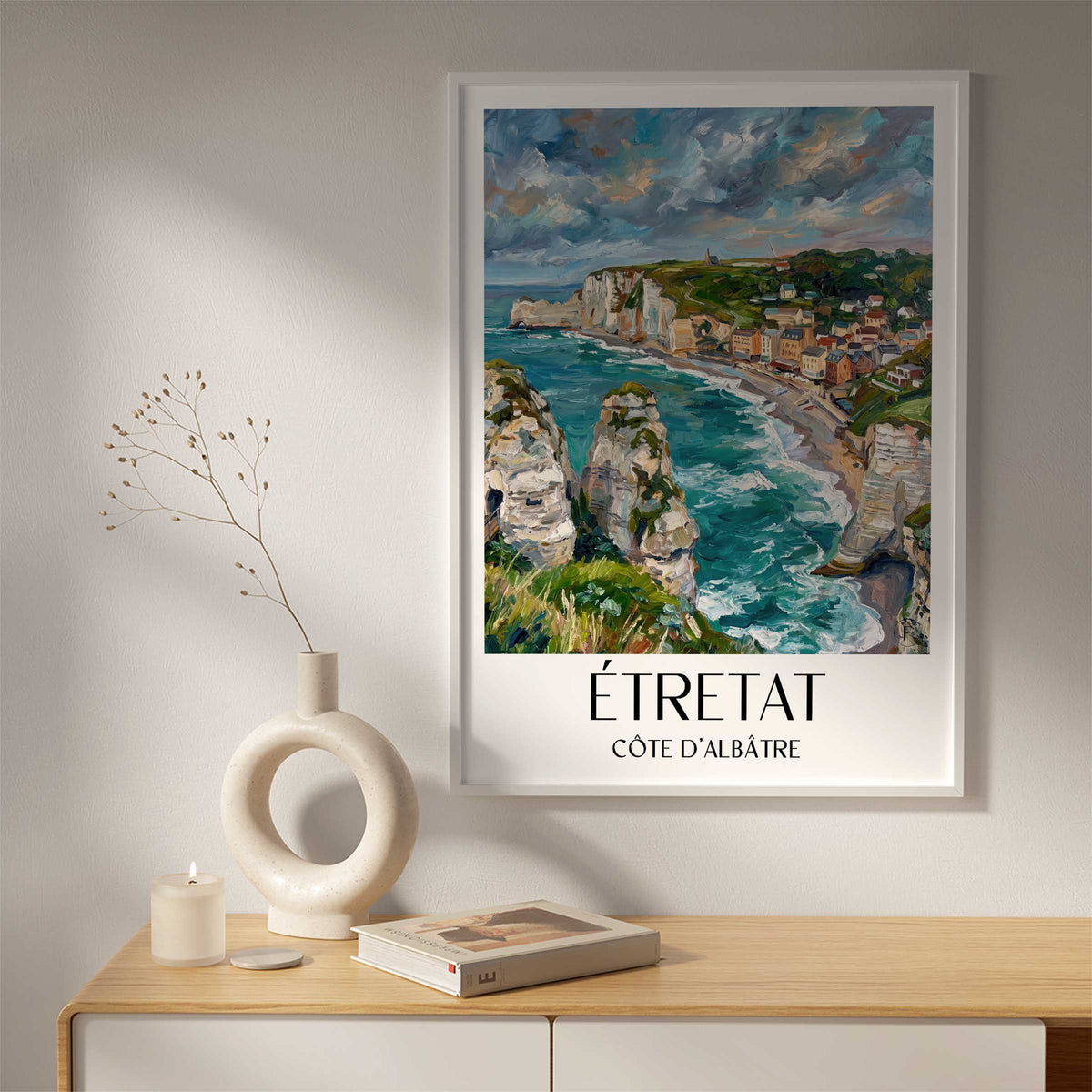 étretat-côte-d'albâtre-frankreich-poster-oil-painting-oelgemaelde
