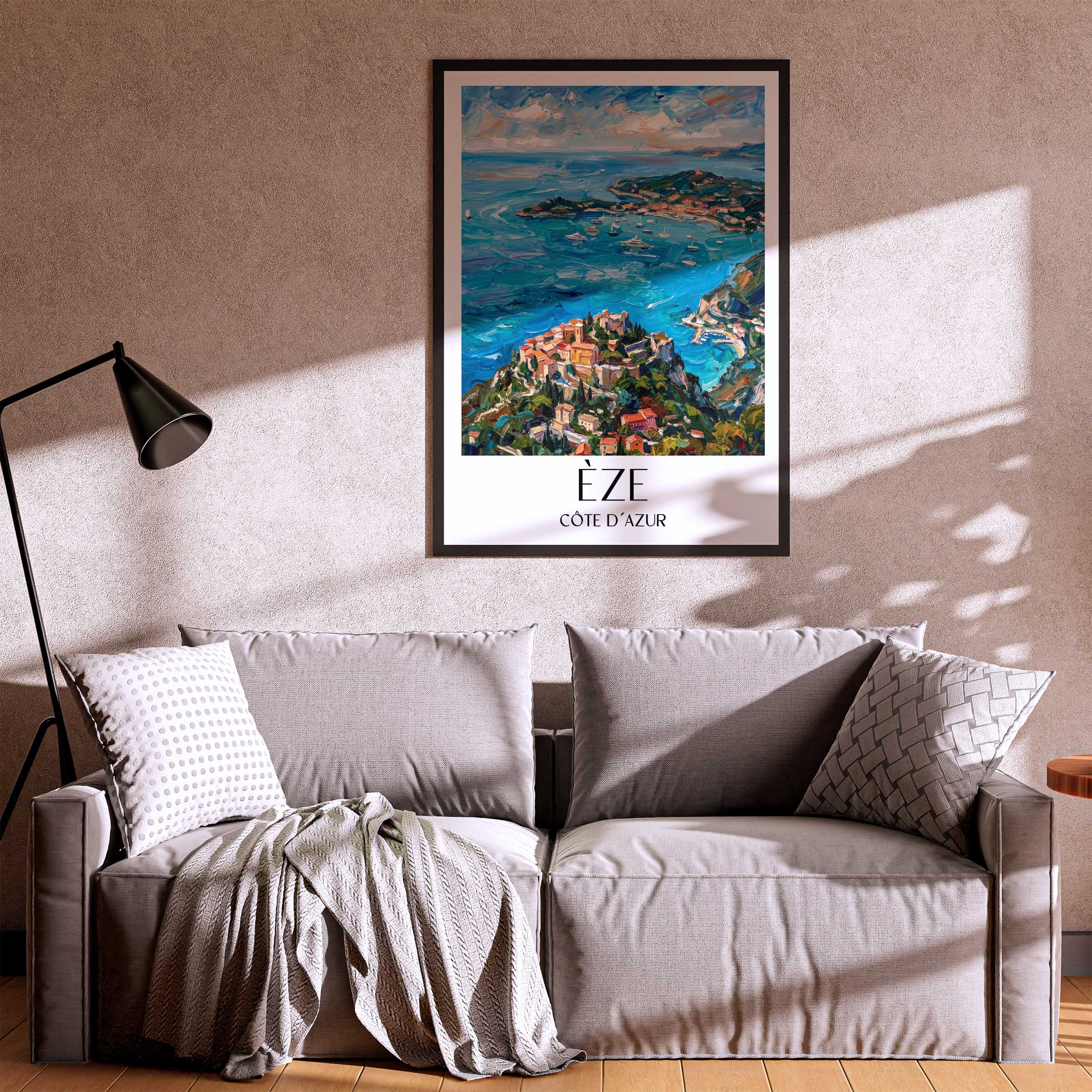èze--côte-d´azur-frankreich-poster-oil-painting-oelgemaelde
